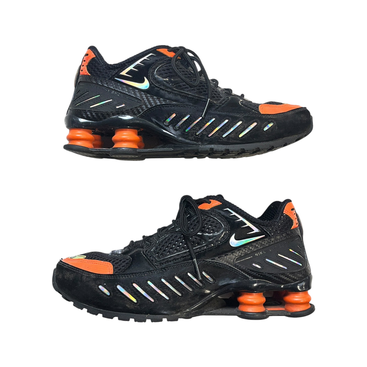 (W) Nike Shox Enigma Black Hyper Crimson (Used)