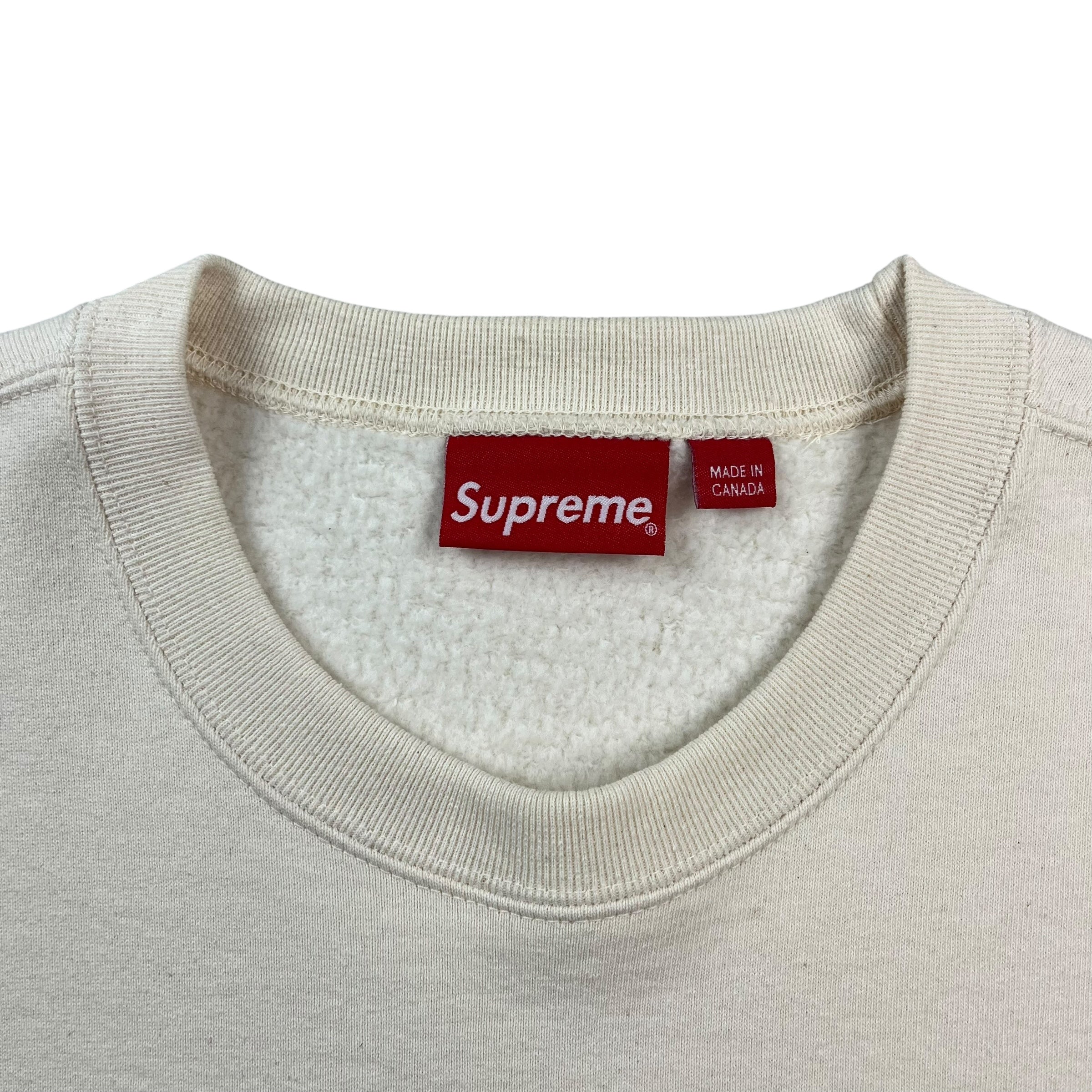 Supreme Small Box Crewneck White