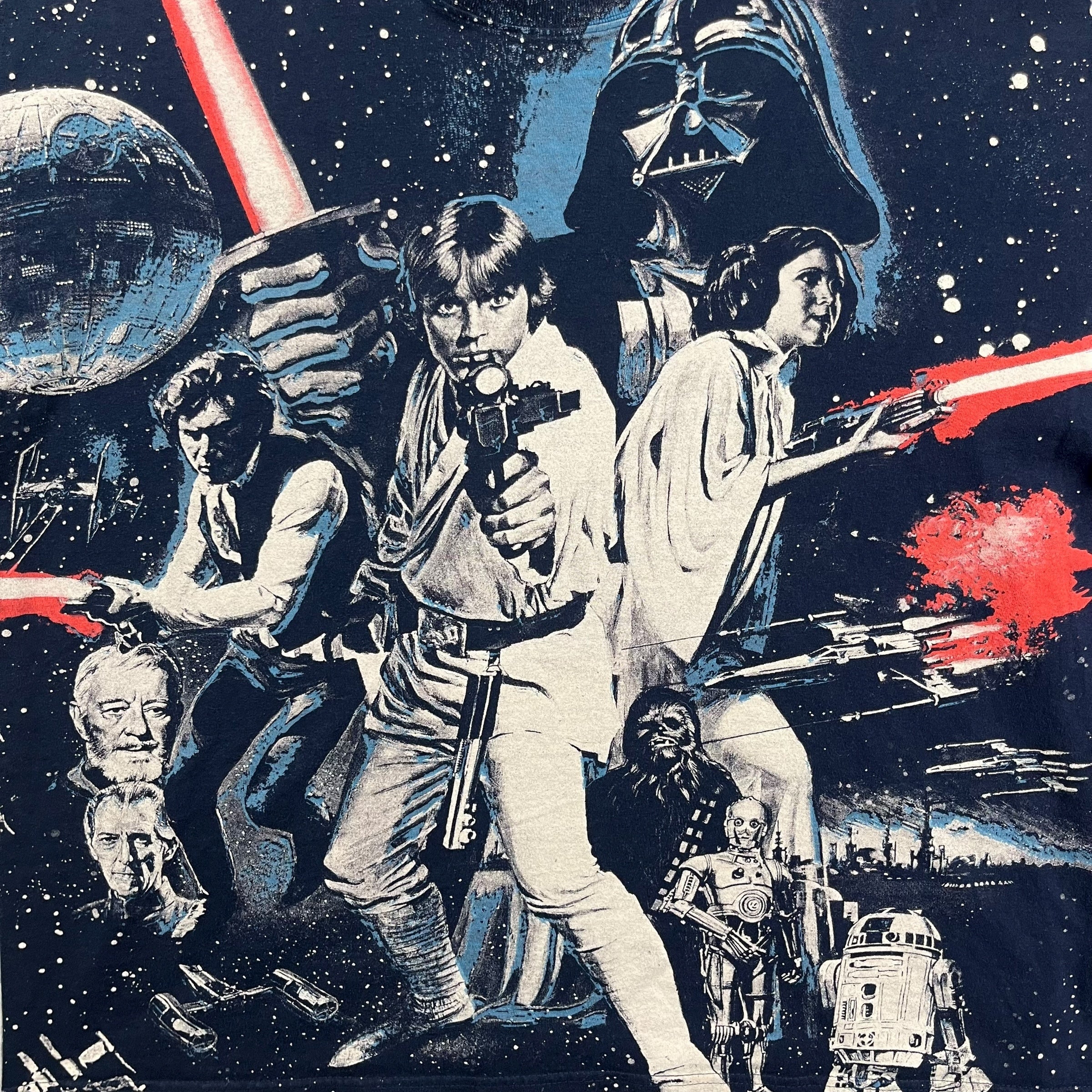 Vintage Star Wars Episode IV Tee Navy Blue
