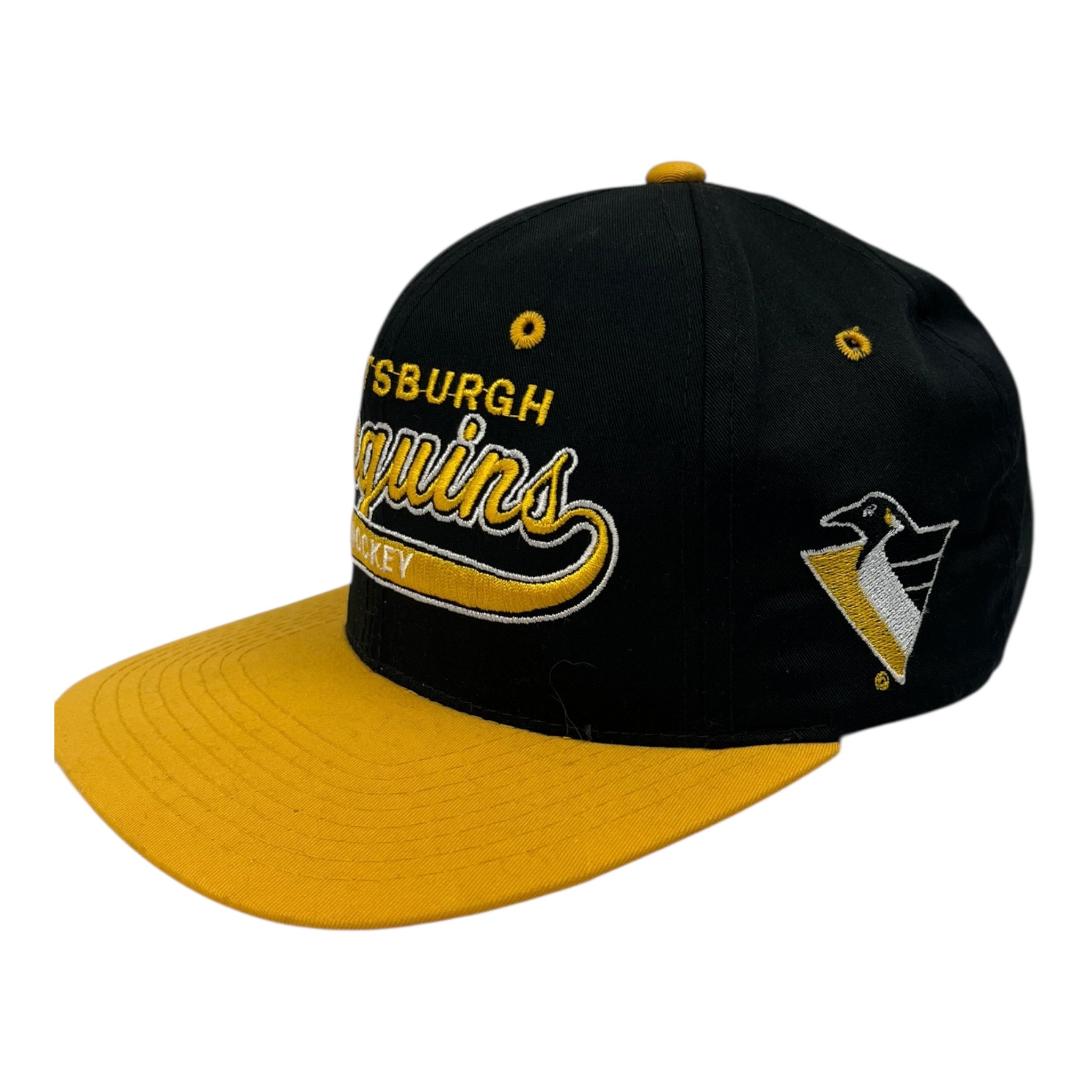 Vintage Pittsburgh Penguins Tail Sweep Starter Hat