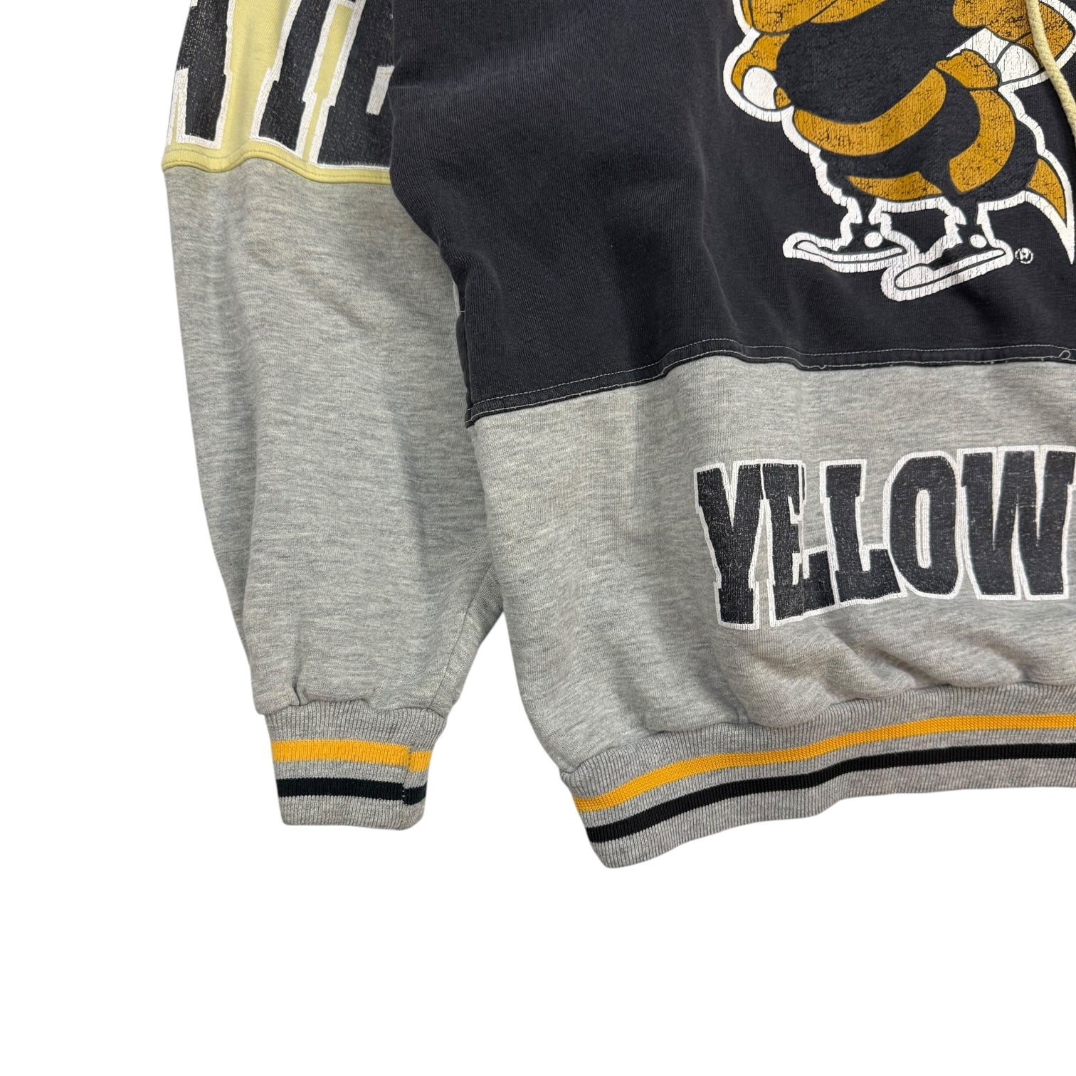 Vintage Georgia Tech Yellow Jackets Hoodie Grey