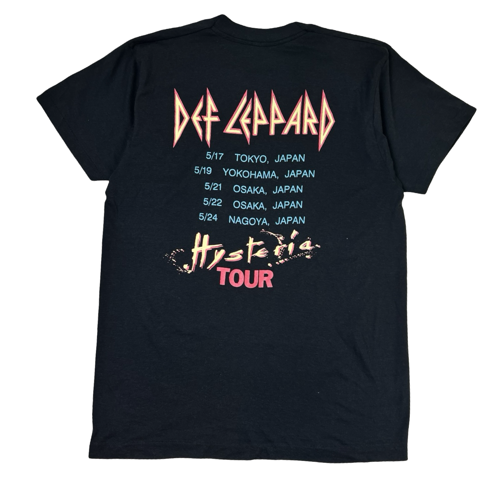Vintage 1987 Def Leppard Hysteria Japan Tour T-Shirt