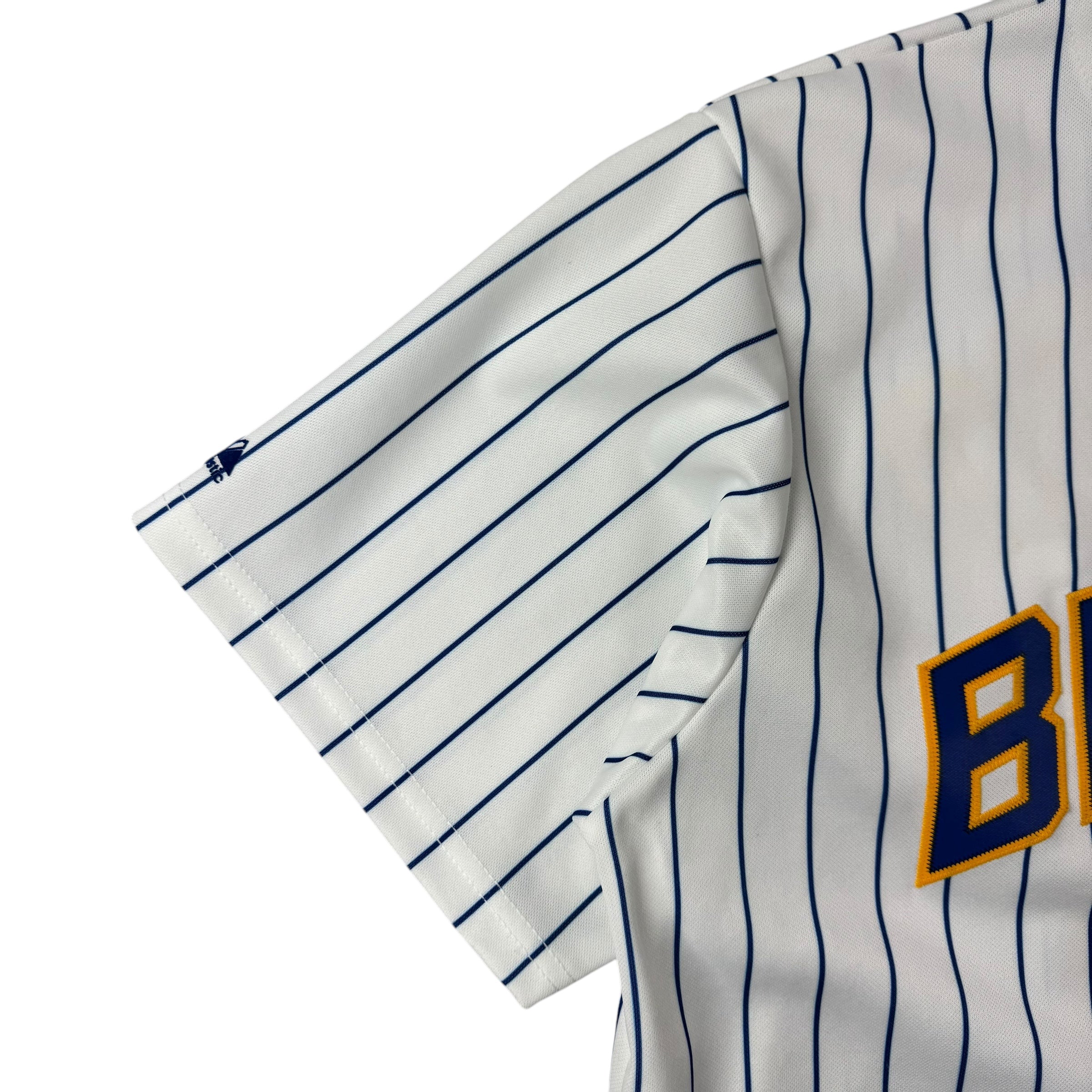 Vintage Milwaukee Brewers Yovani Gallardo Jersey White