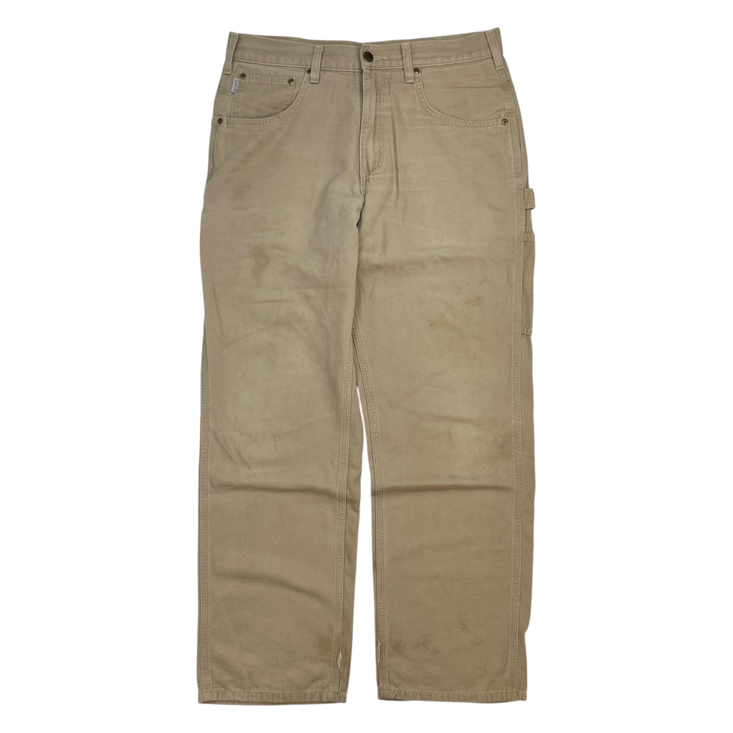 Vintage Carhartt Dungaree Pants Beige