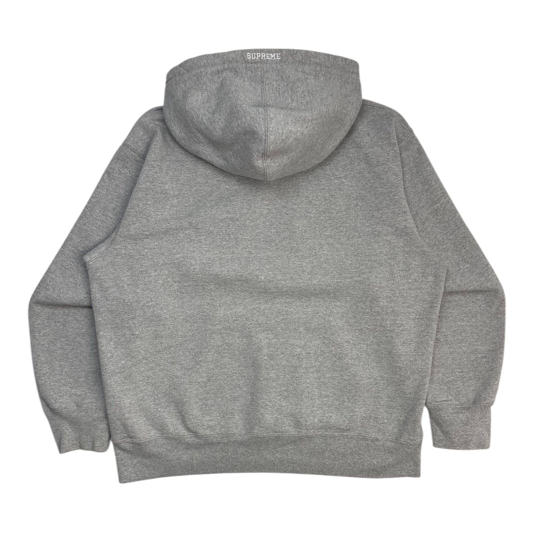 Supreme S Logo Hooded Sweatshirt Grey