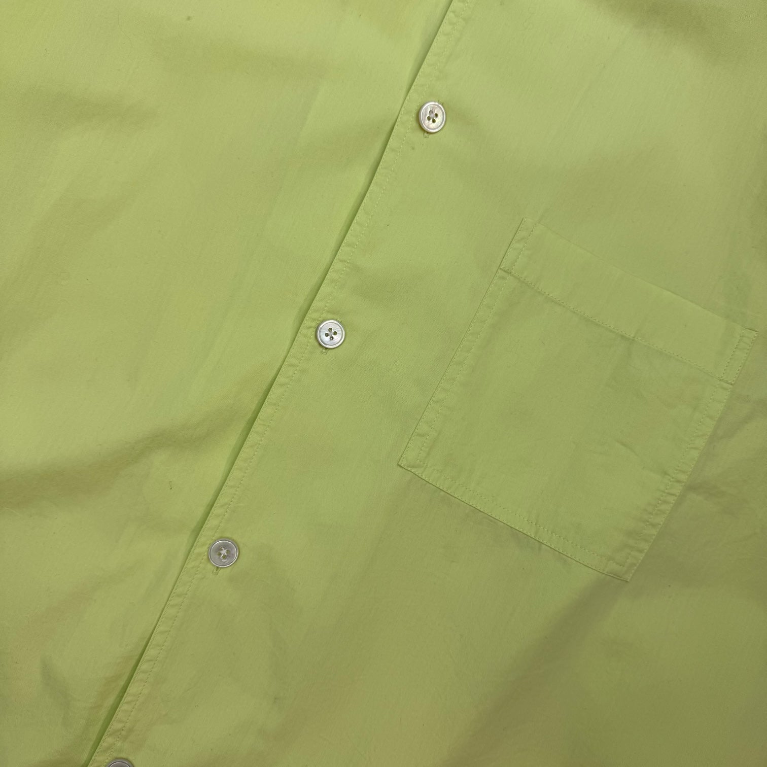Stussy x Tekla Poplin Pyjama Shirt Green