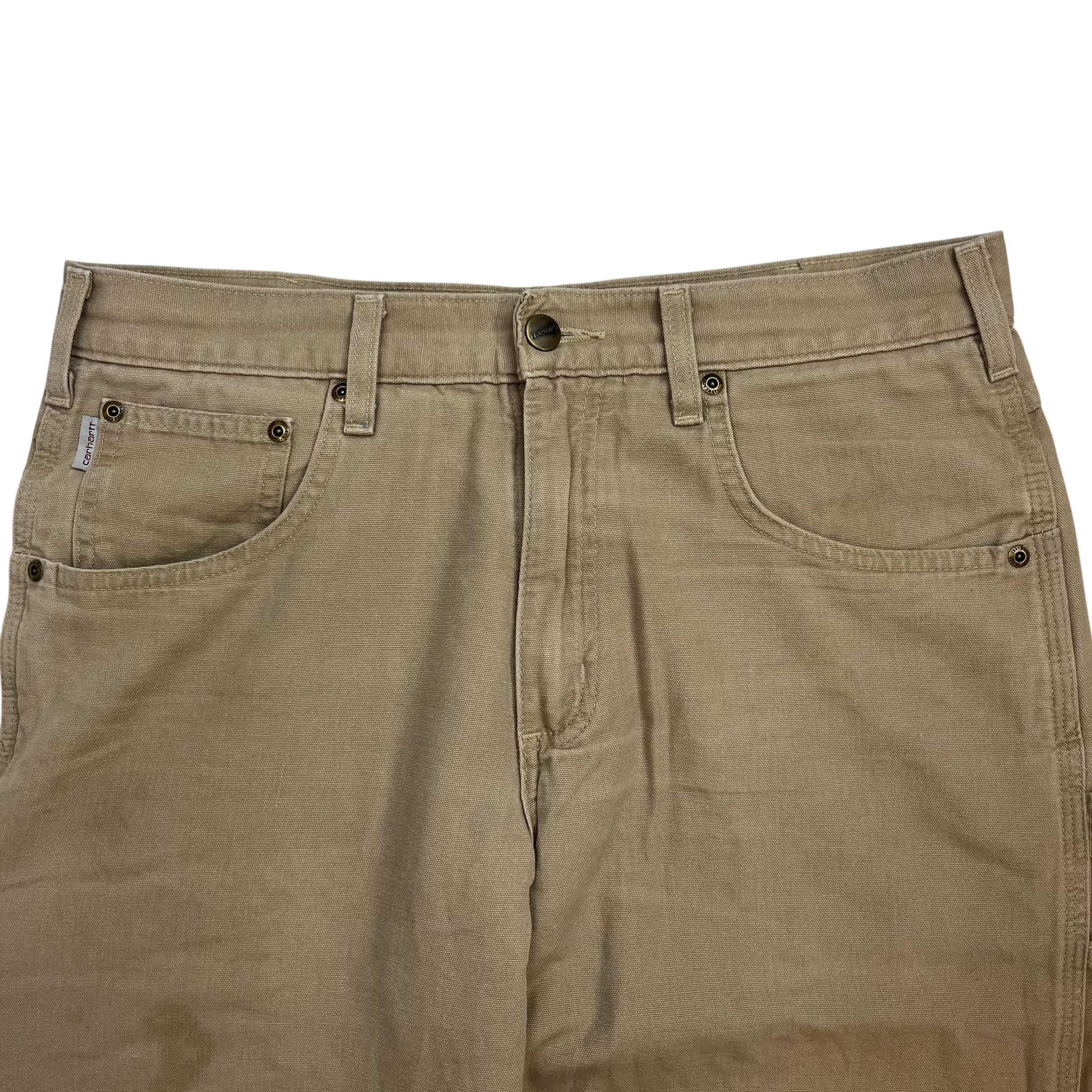 Vintage Carhartt Dungaree Pants Beige