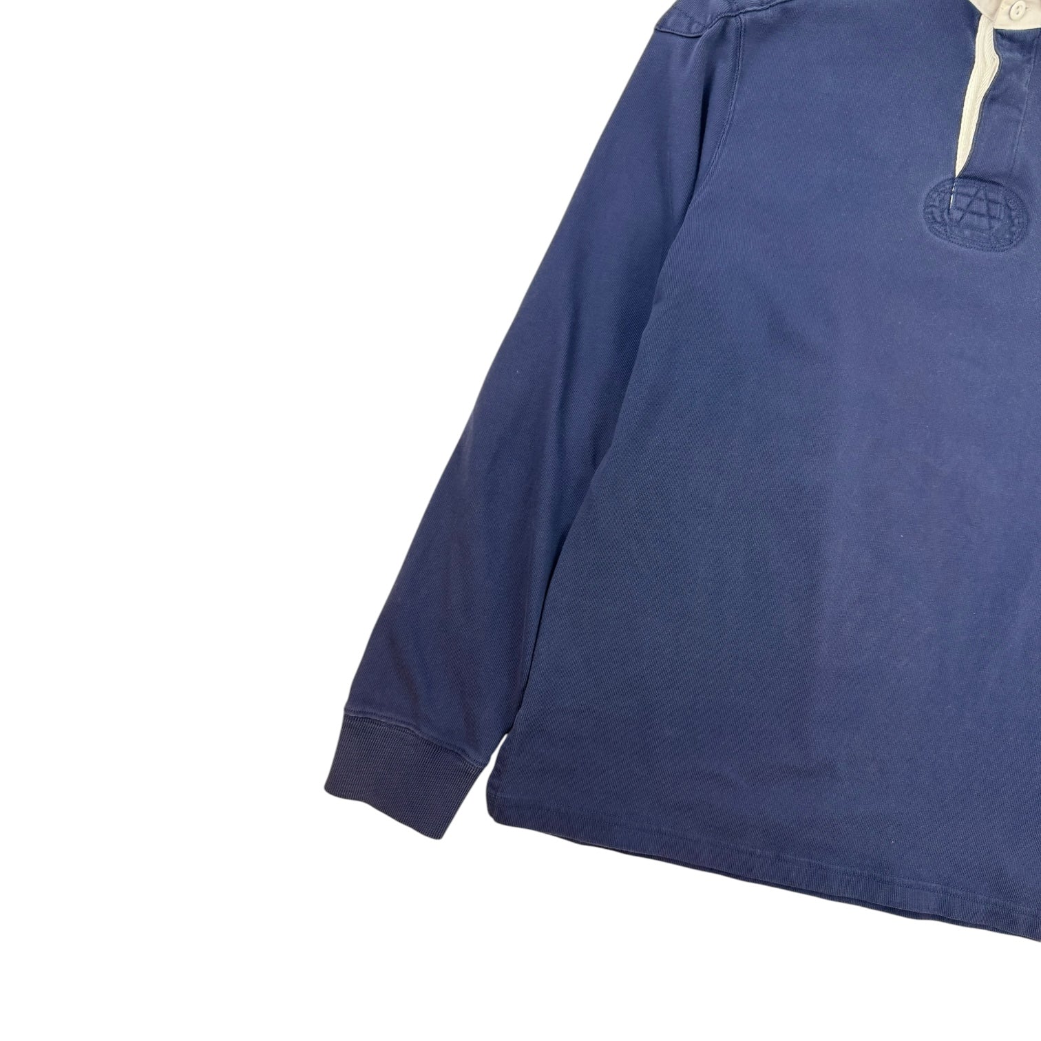 Vintage Polo Ralph Lauren Rugby Long Sleeve Navy