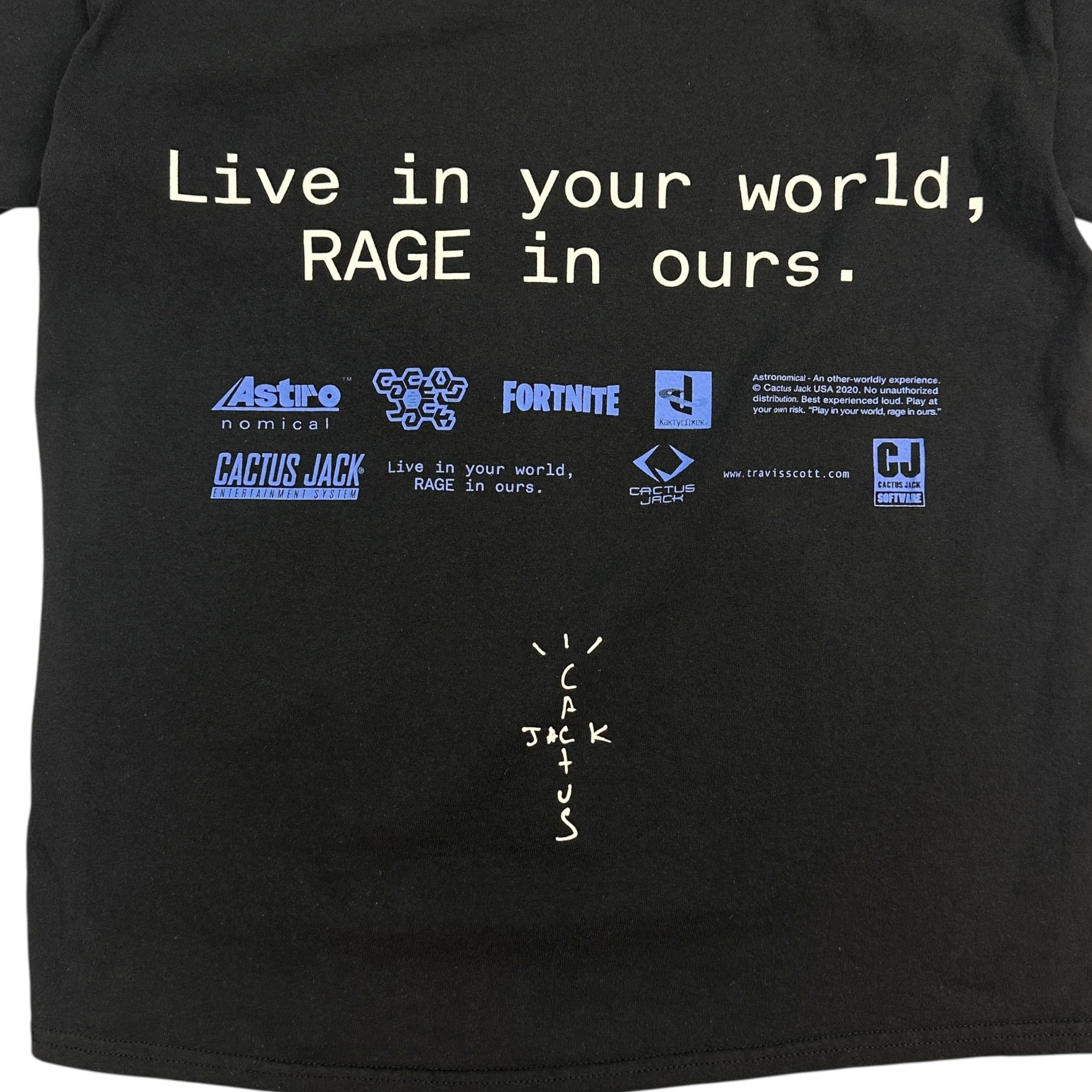 Travis Scott The Scotts World T-Shirt Black