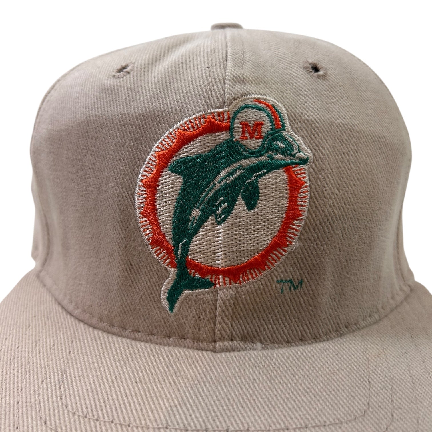 Vintage Team NFL Miami Dolphins Hat Cream