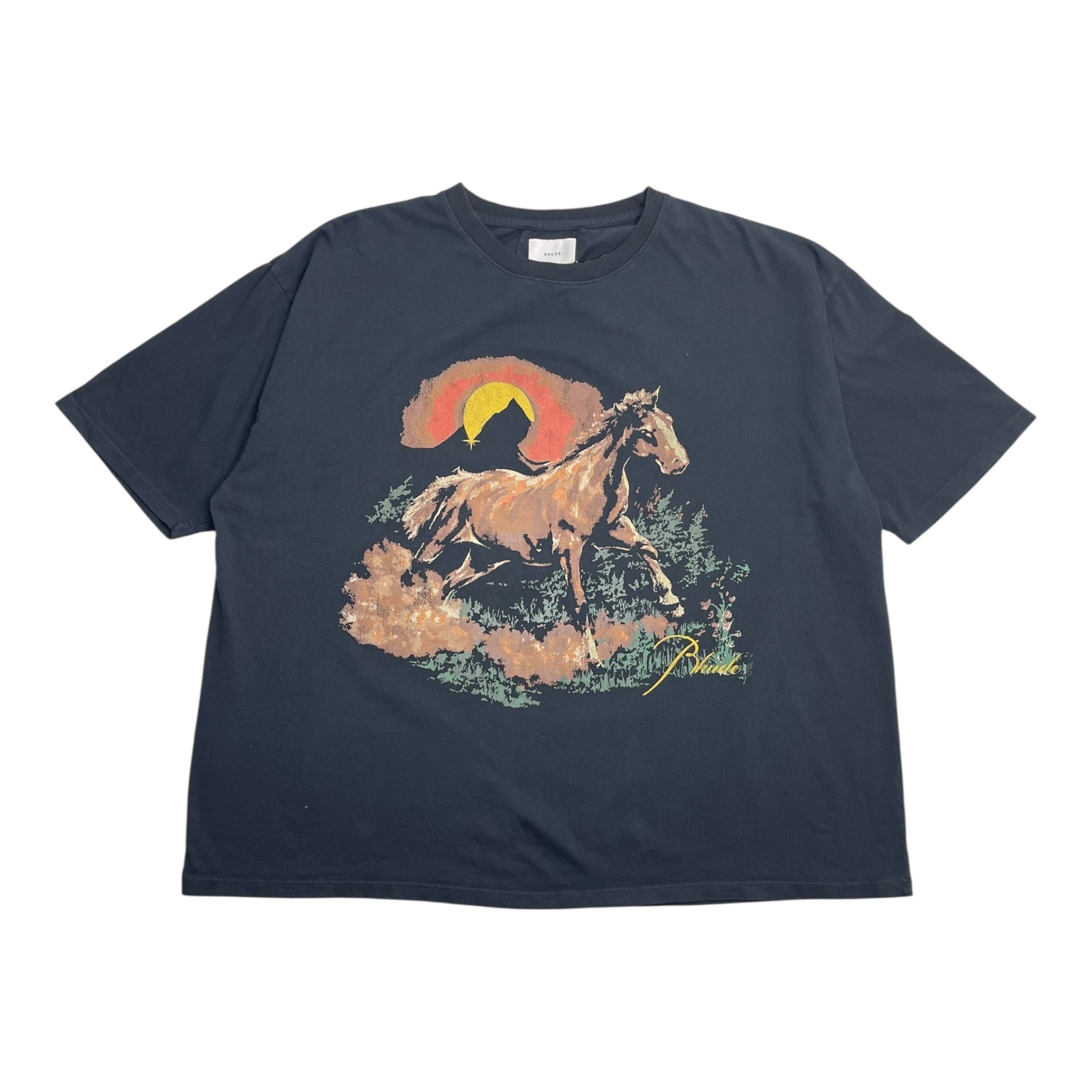 Rhude Santo Vintage Black T-Shirt