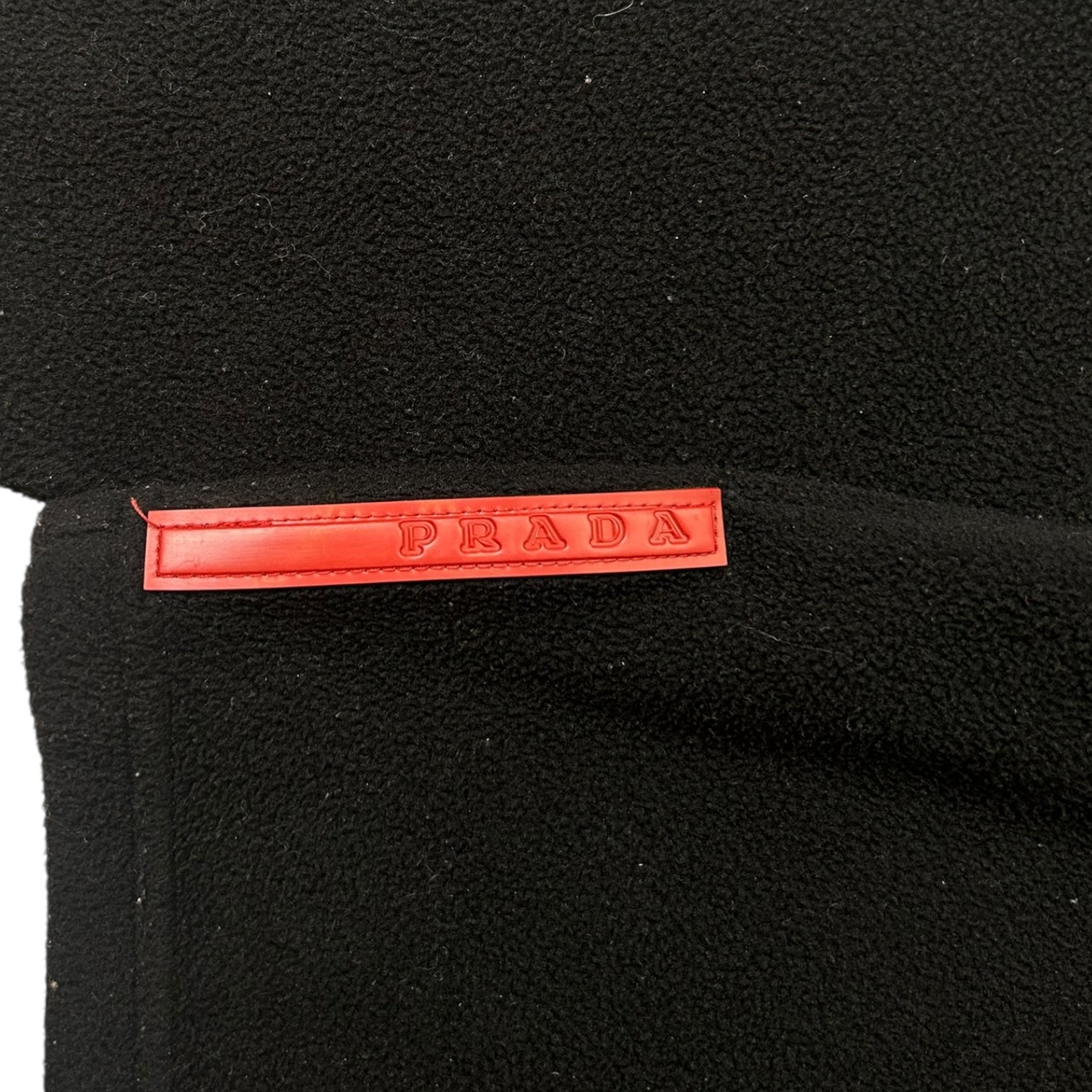 Vintage 1999 Prada Ninja Fleece Jacket Black