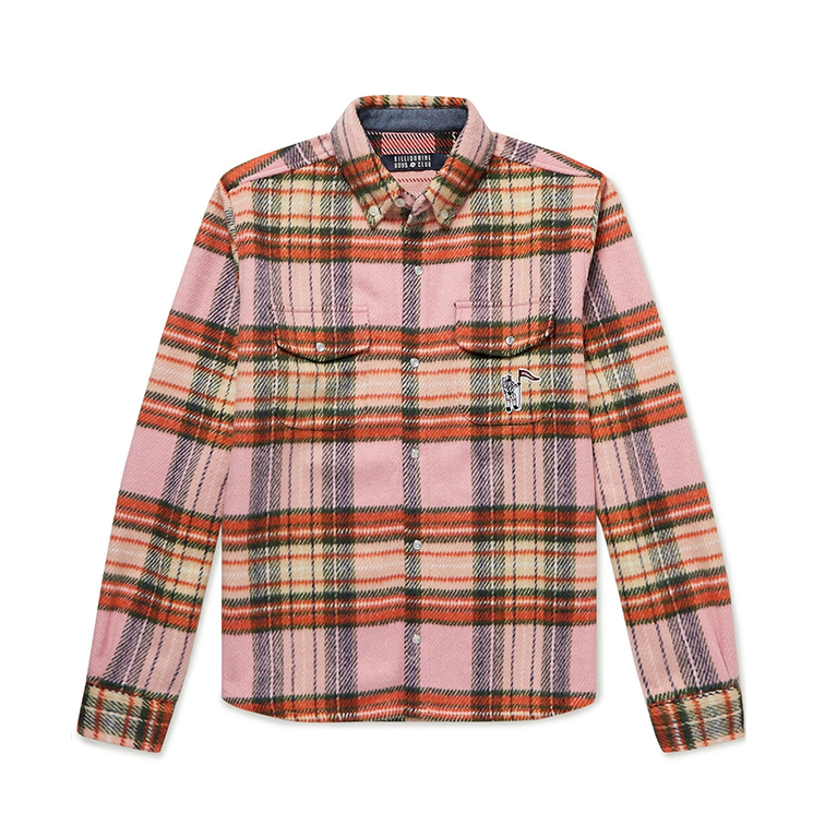 国内正規品★L★Brushed Plaid Flannel Shirt★pink