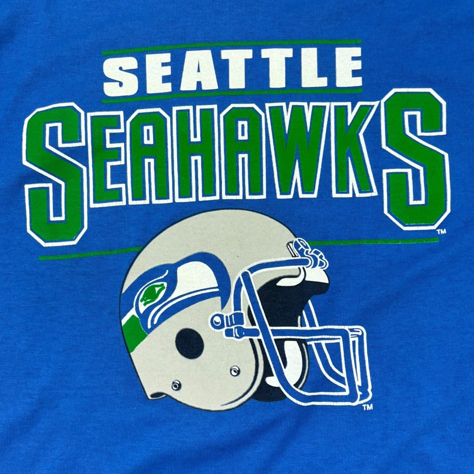 Vintage Seattle Seahawks T-Shirt Blue