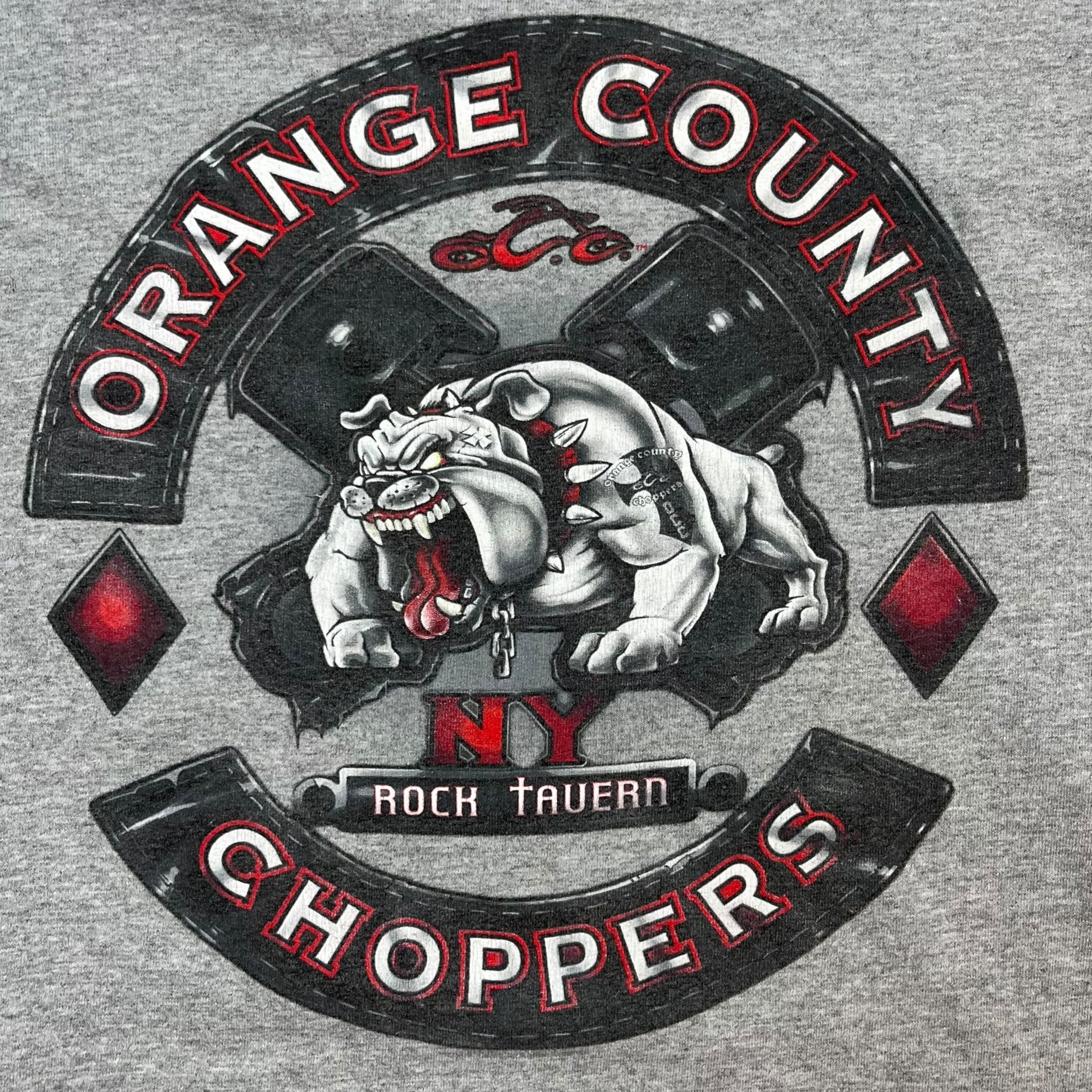 Vintage Orange County Choppers Motorcycle Tee Grey