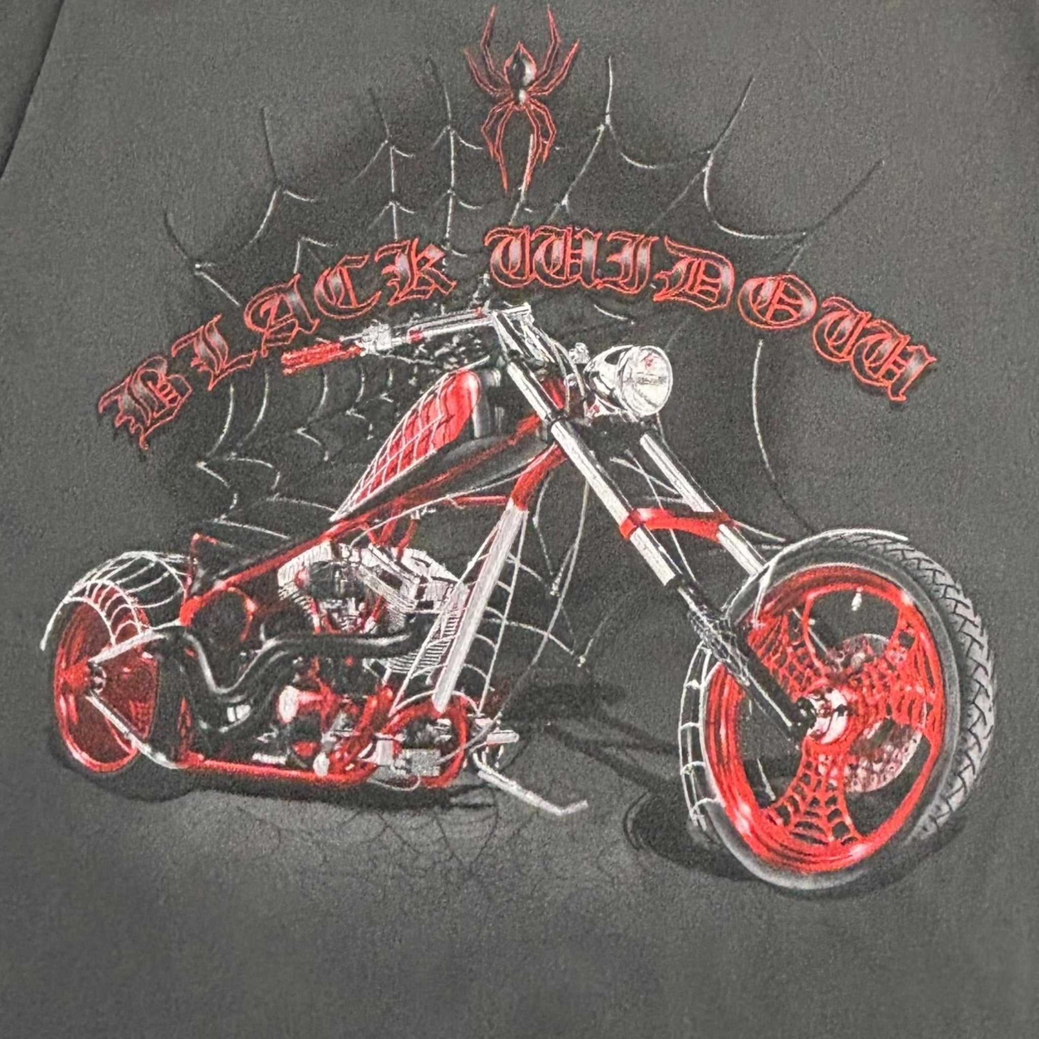 Vintage Y2K American Chopper "Black Widow" T-Shirt
