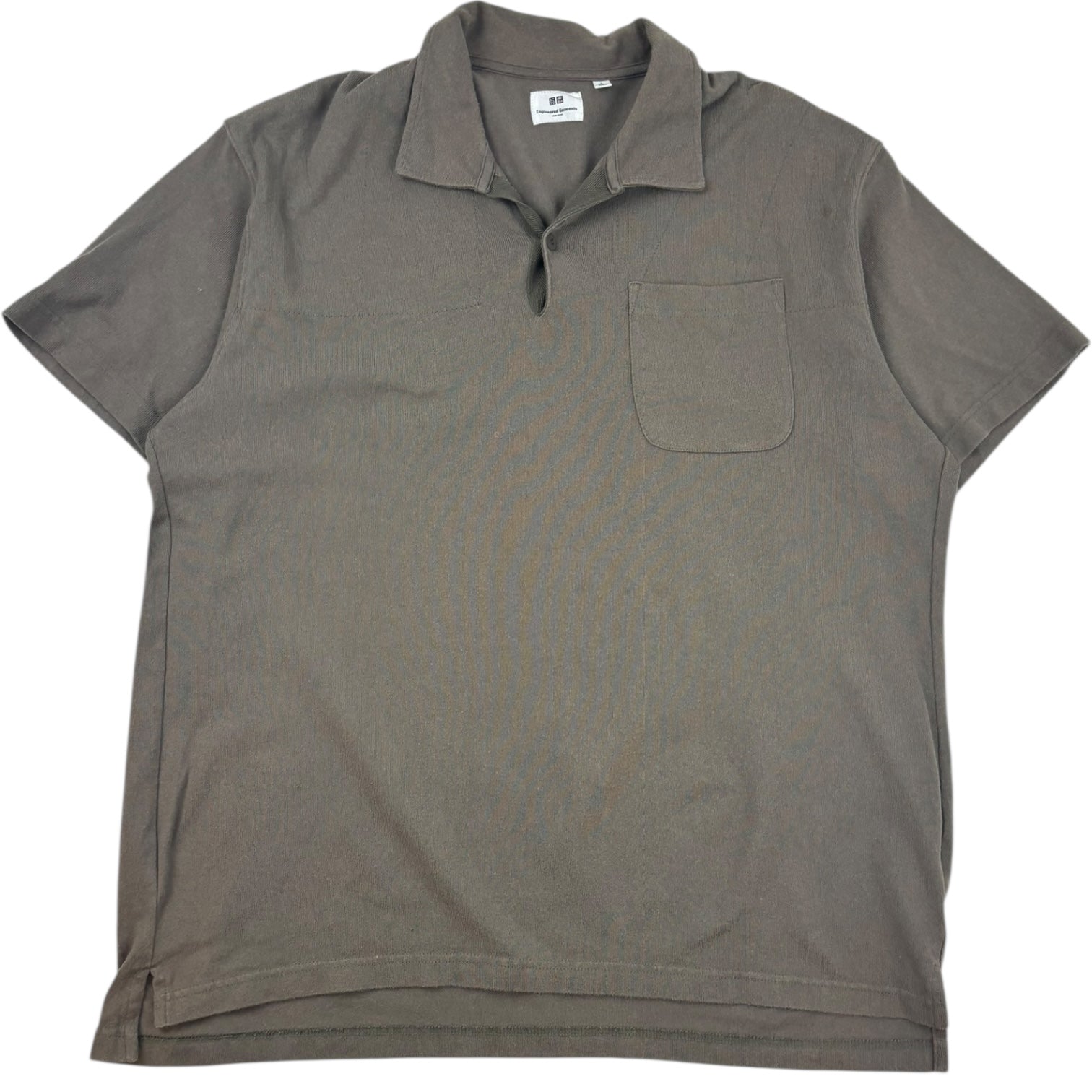 Engineered Garments x Uniqlo Oversized Polo T-Shirt Olive
