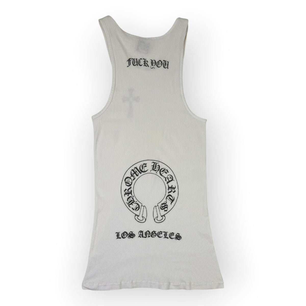 Vintage Chrome Hearts Los Angeles Tank Top White