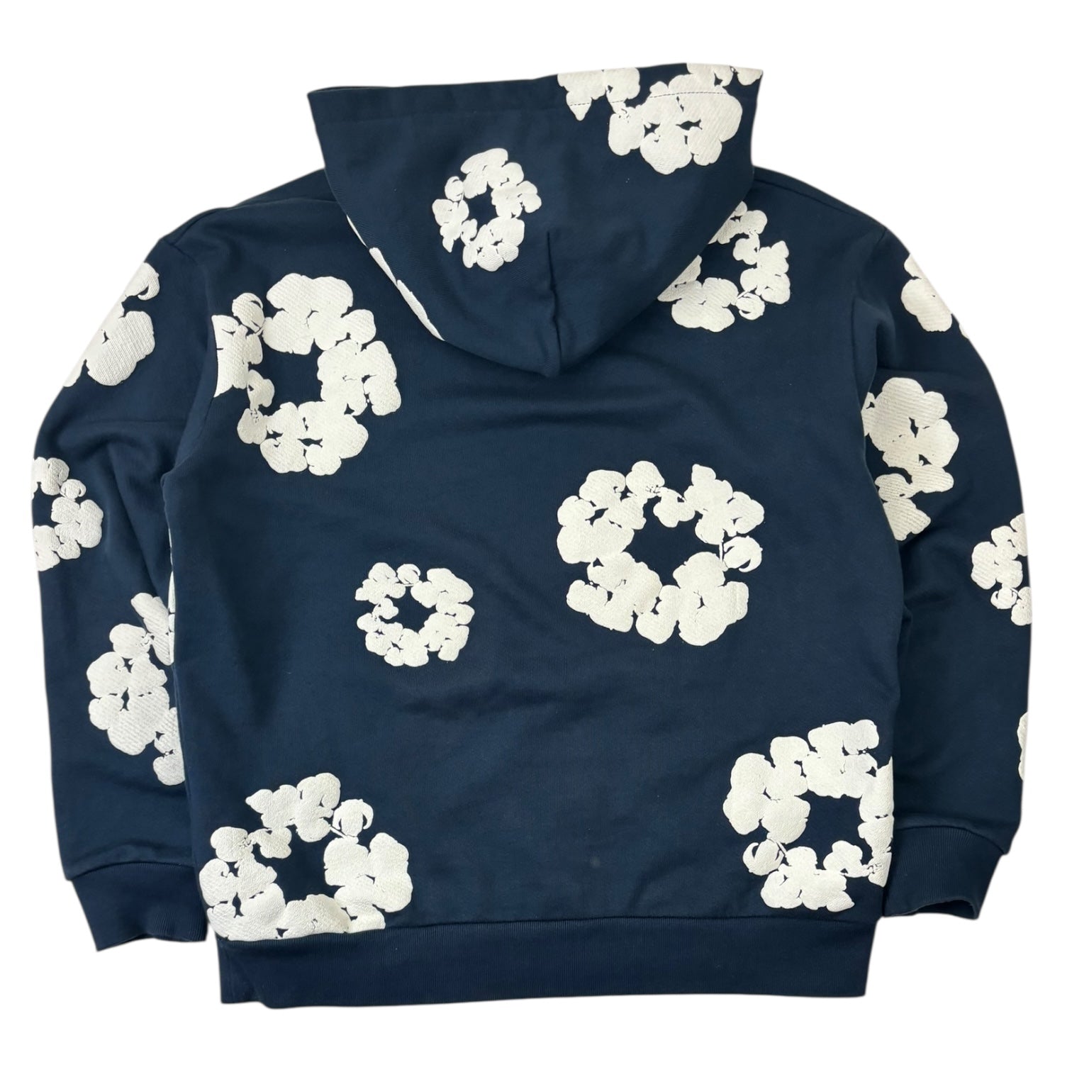 Denim Tears Cotton Wreath Hoodie Navy