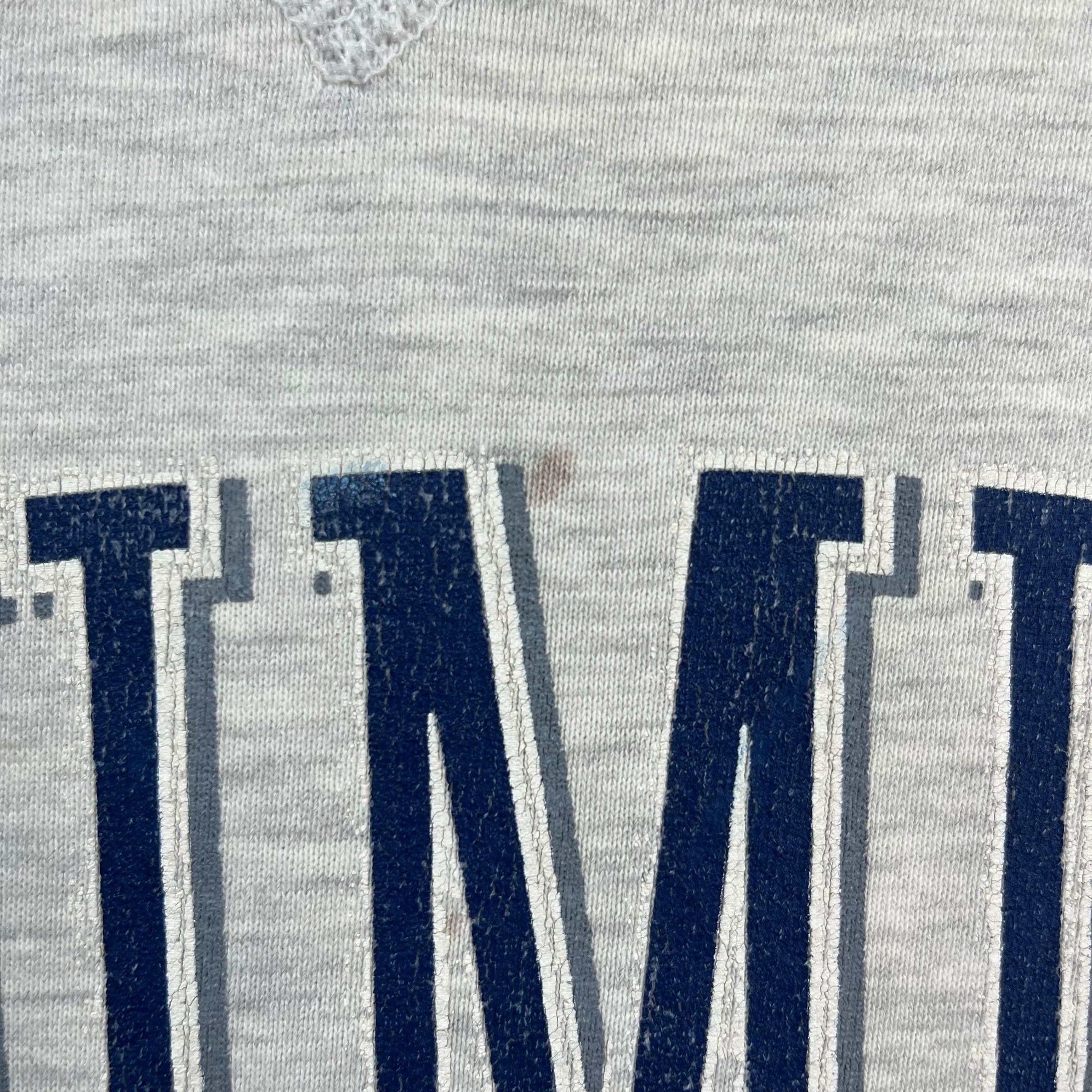 Vintage Columbia University Crewneck Light Grey