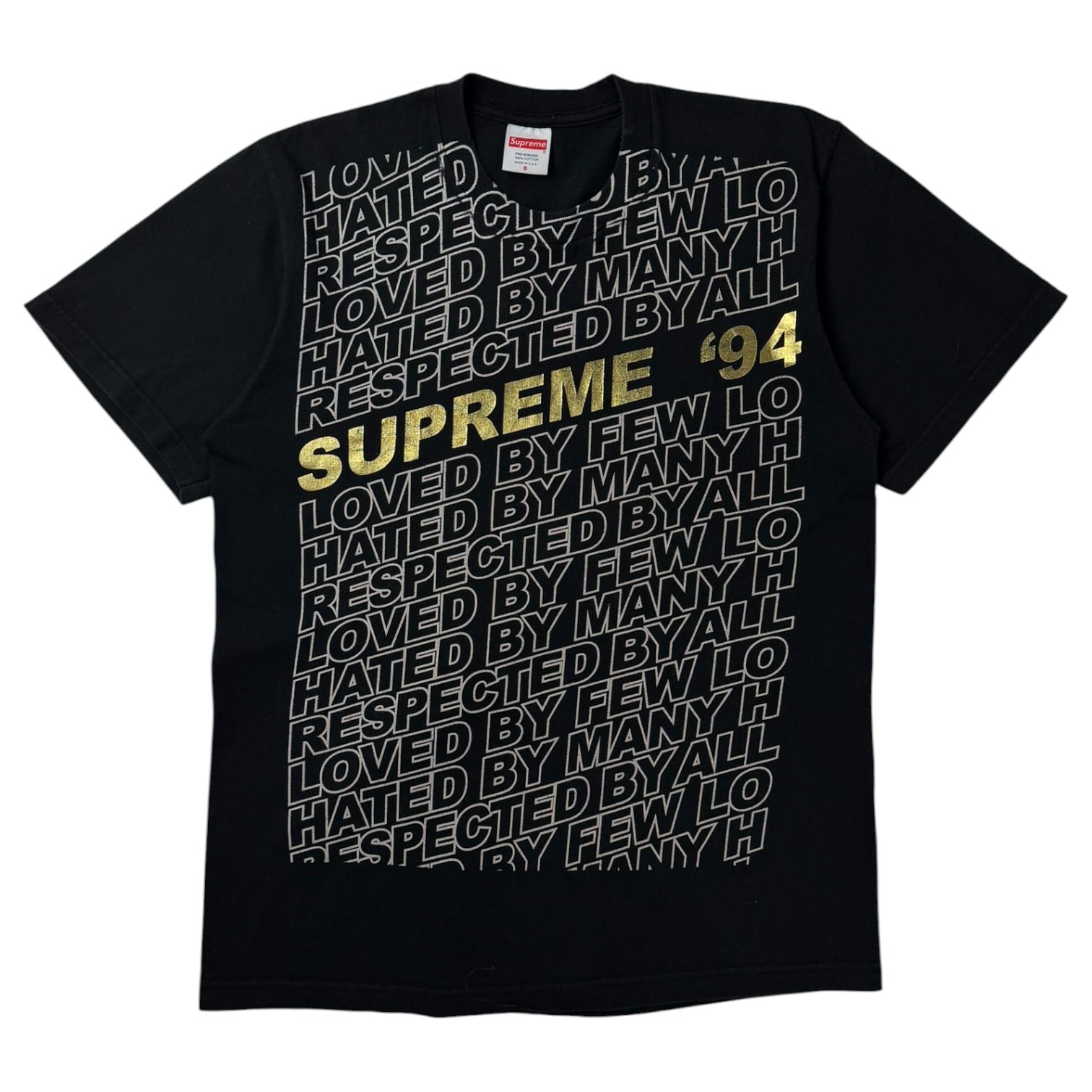 Supreme Respected T-Shirt Black