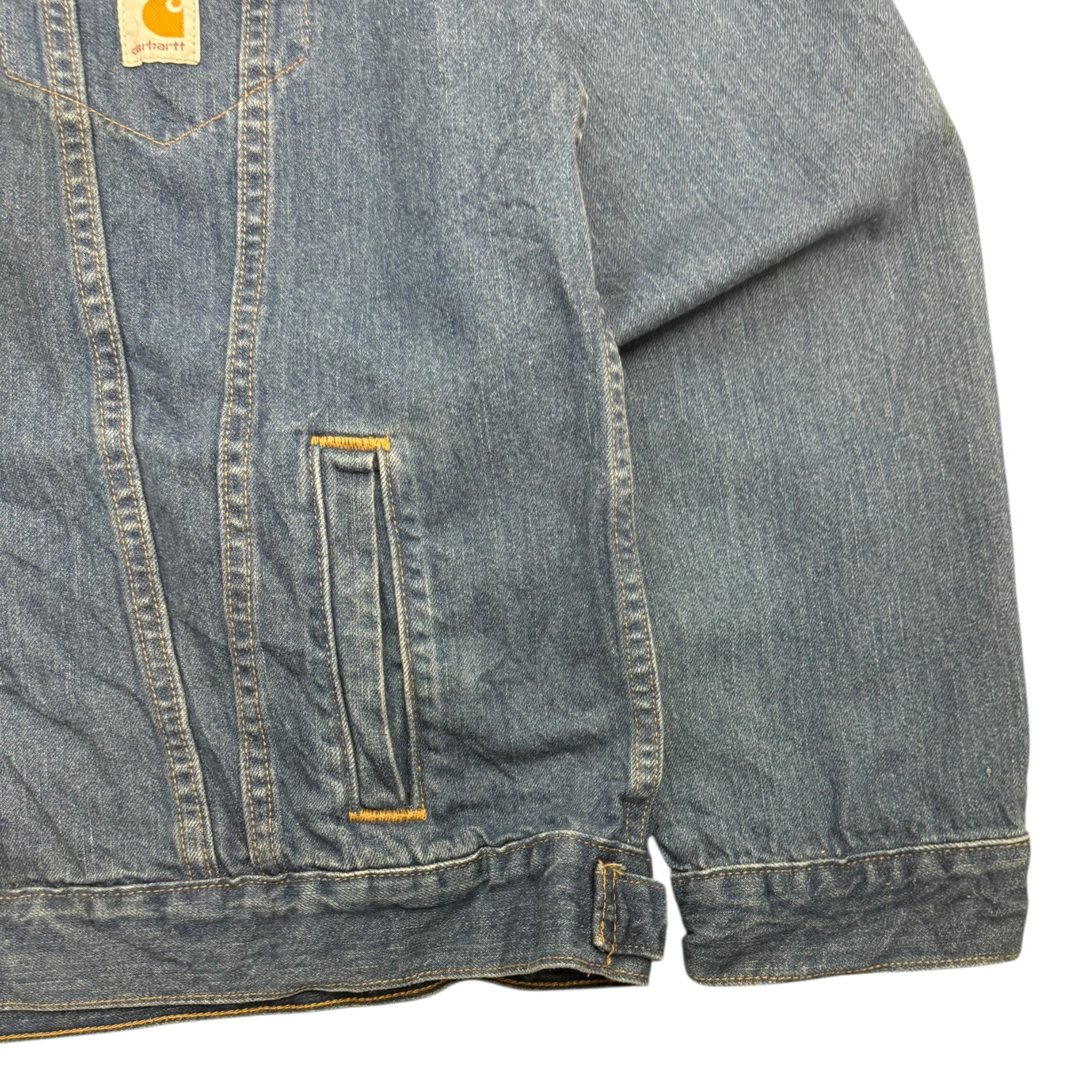 Carhartt J291 Denim Trucker Jacket Dark Wash