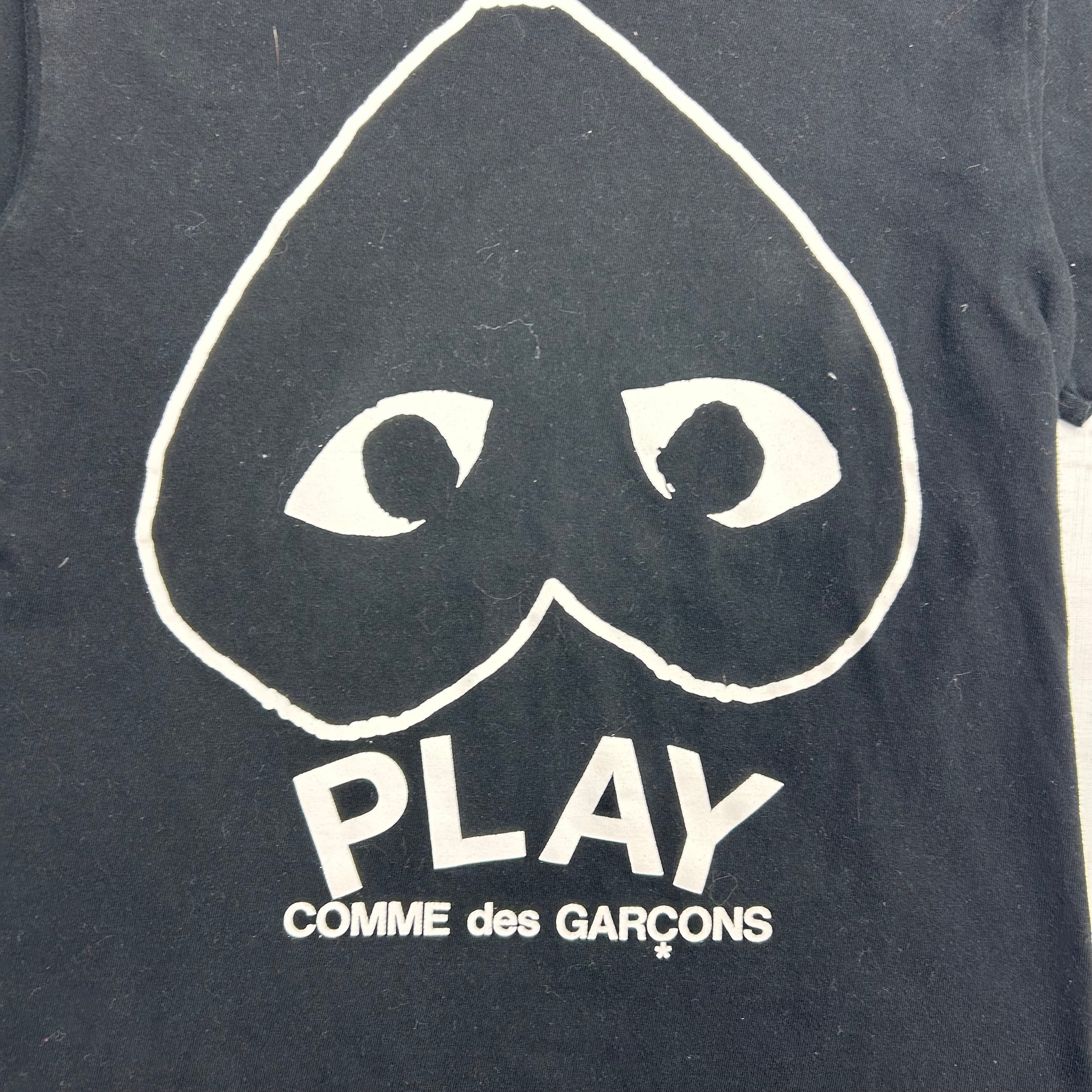 Comme Des Garçon Play Upside Down Heart Tee