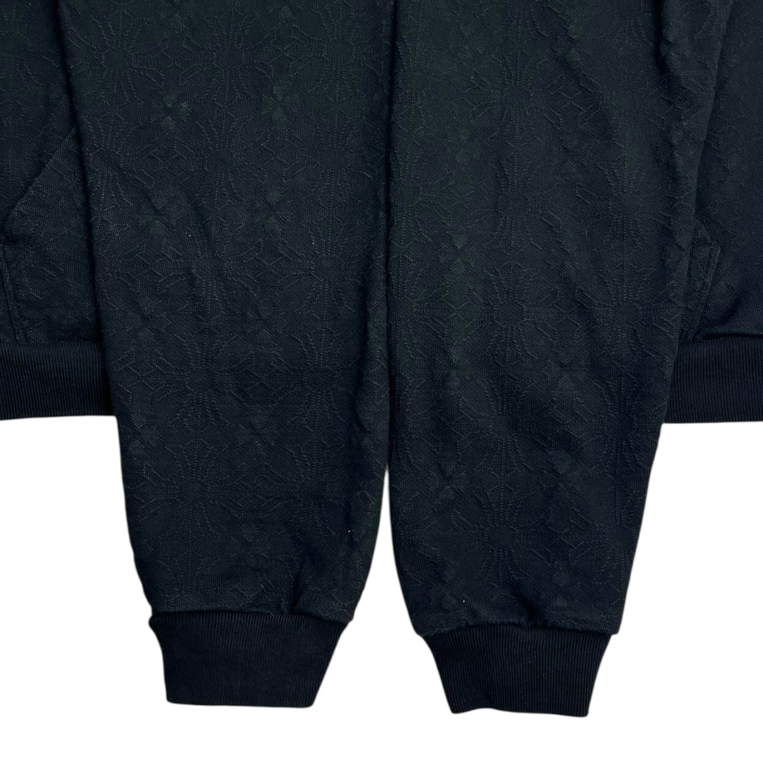 Chrome Hearts Monogram Textured Hoodie Black