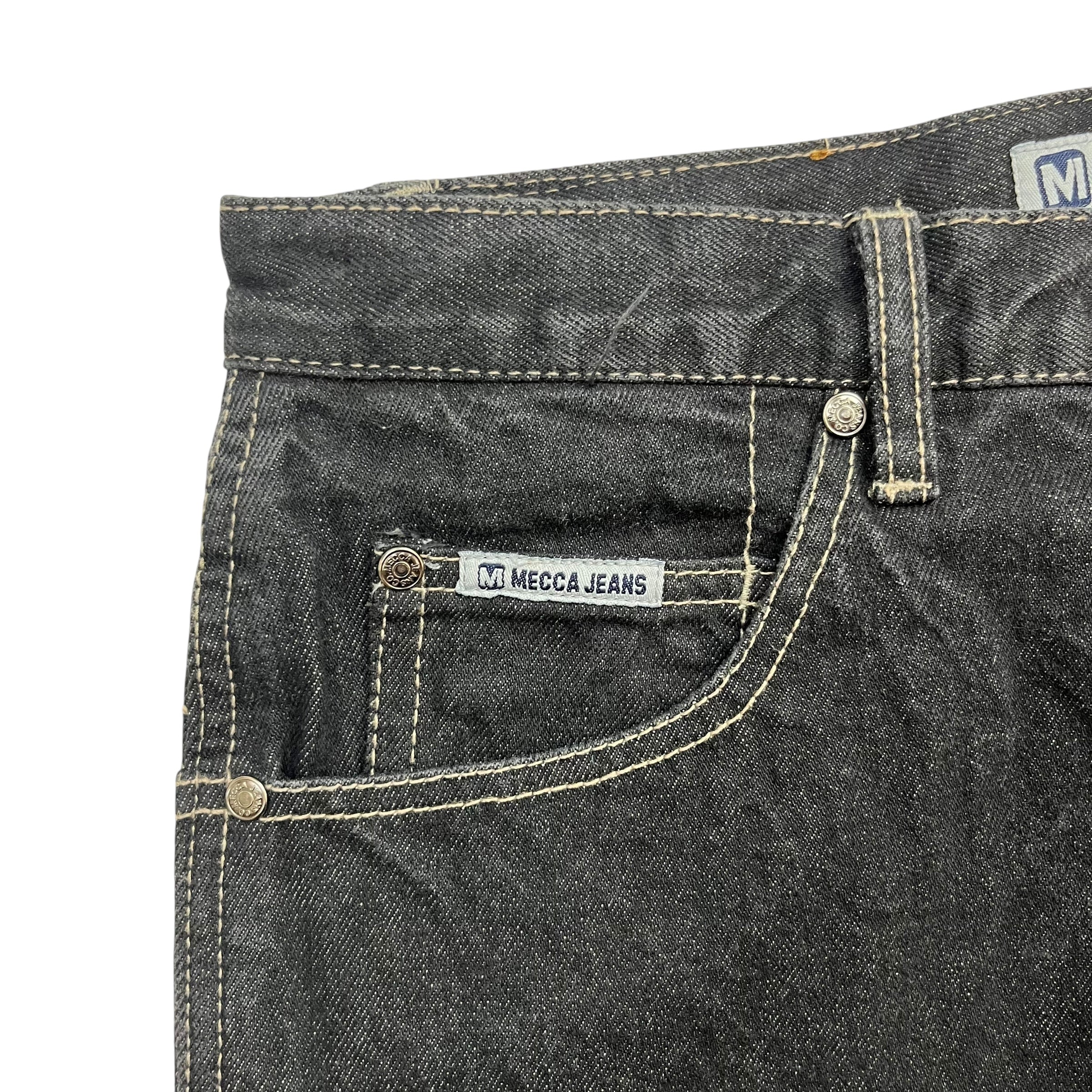 Y2K Mecca Denim Pants Black