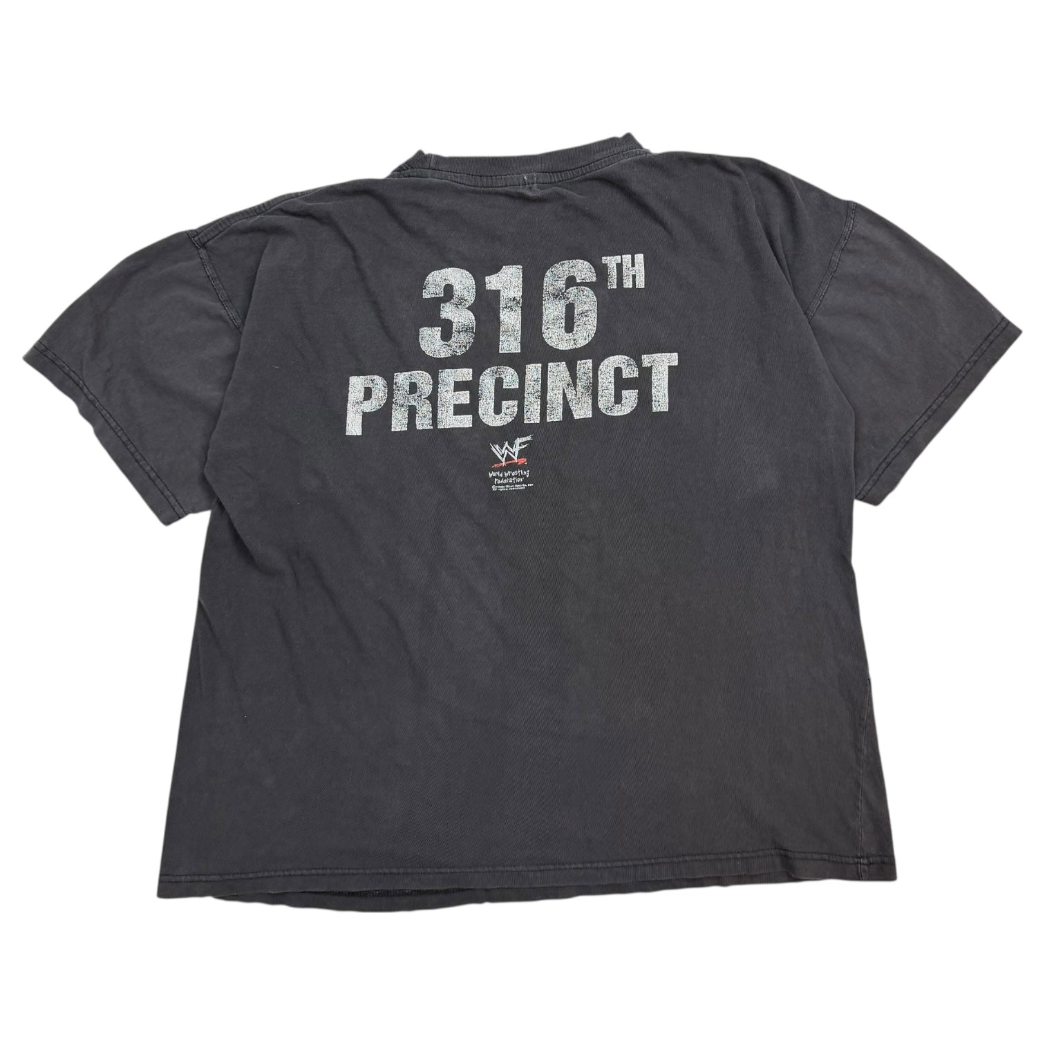 1998 WWF Stone Cold Justice Tee Faded Black