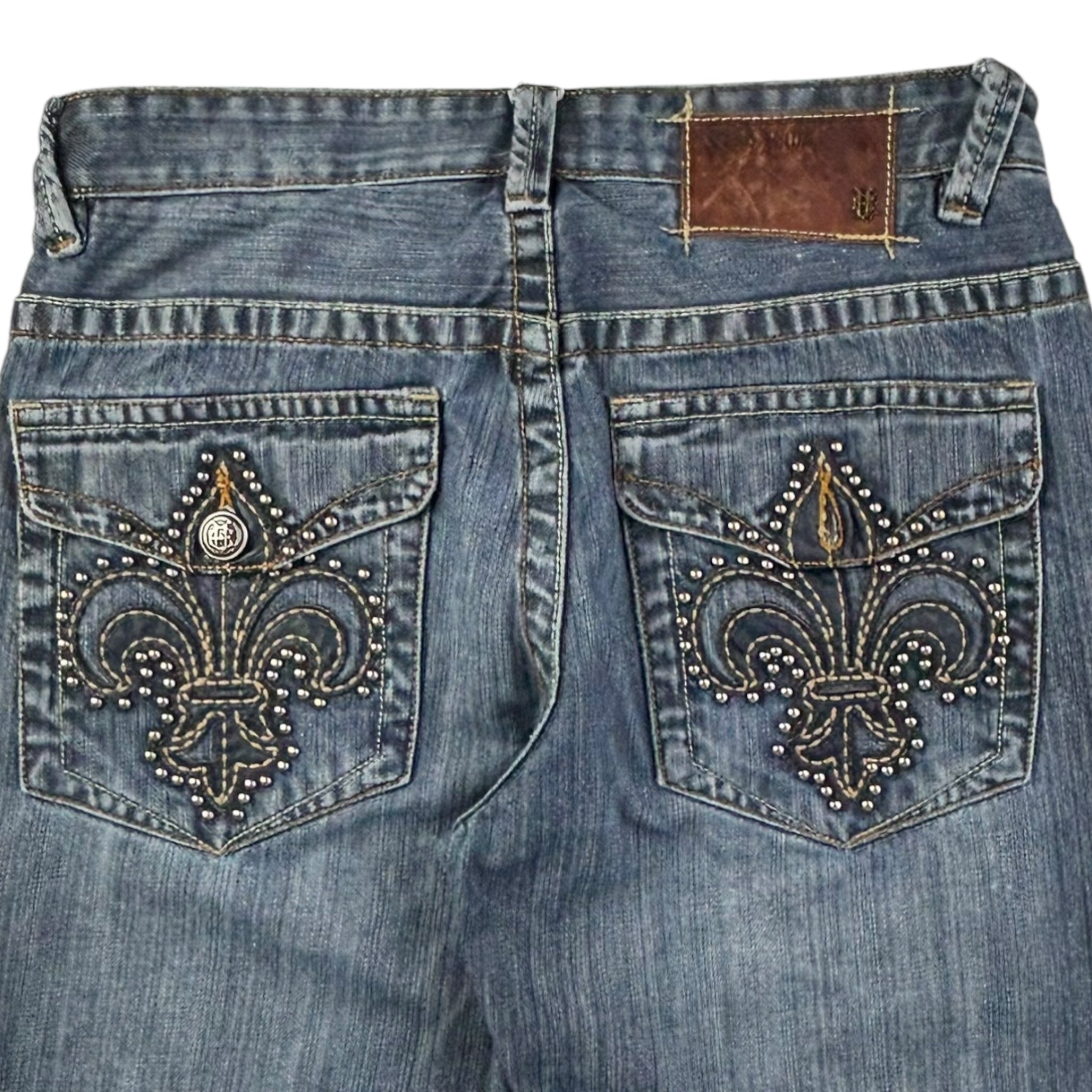 Vintage Y2K Ecko Untld Embroidered Pants Navy Blue