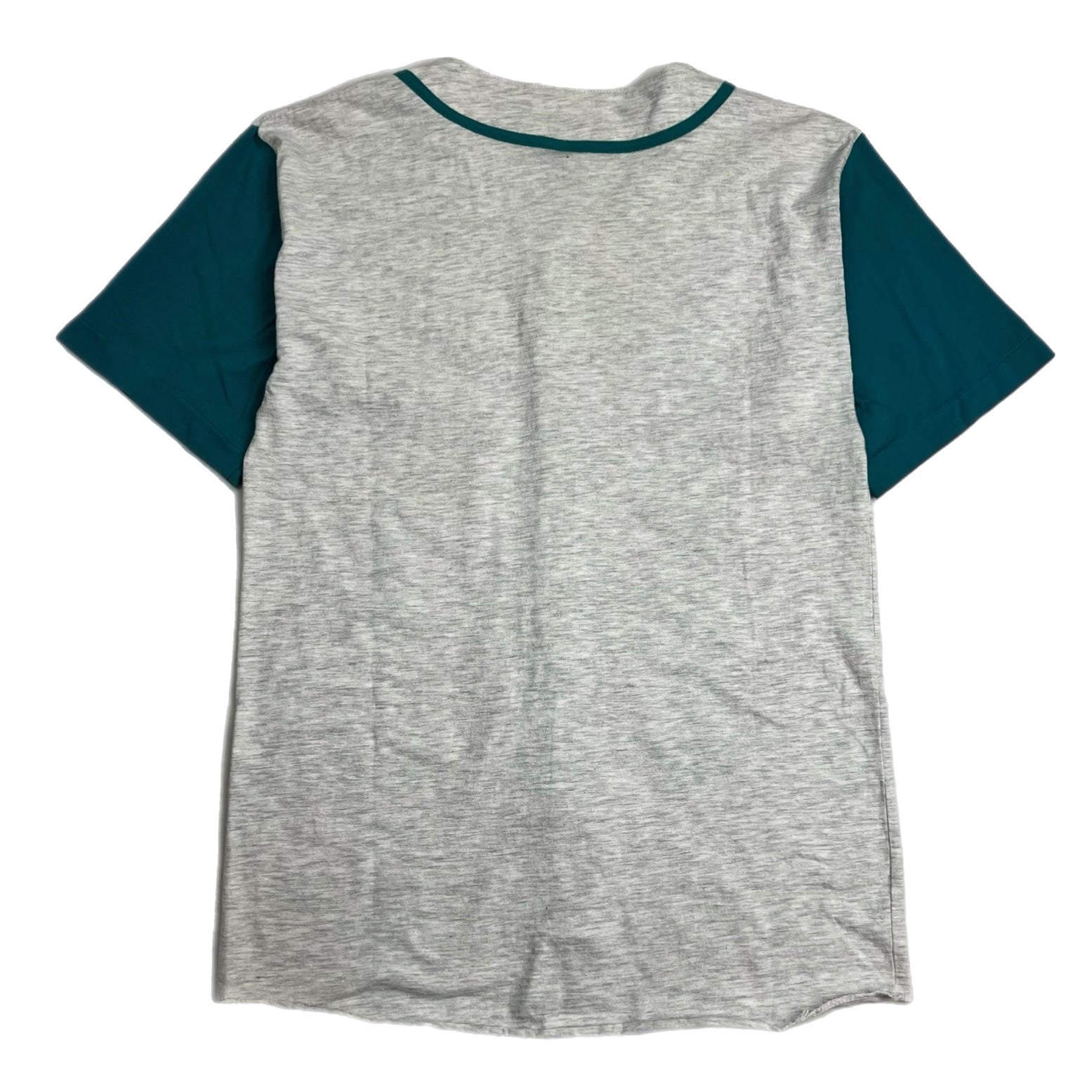 1996 Betty Boop Baseball Jersey Heather Grey/Teal