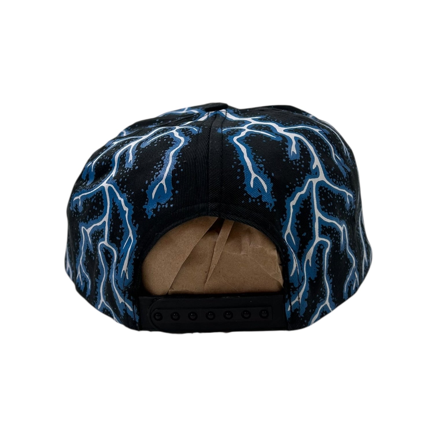 Live to Ride Ride to Live Lightning Print Motorcycle Hat Black