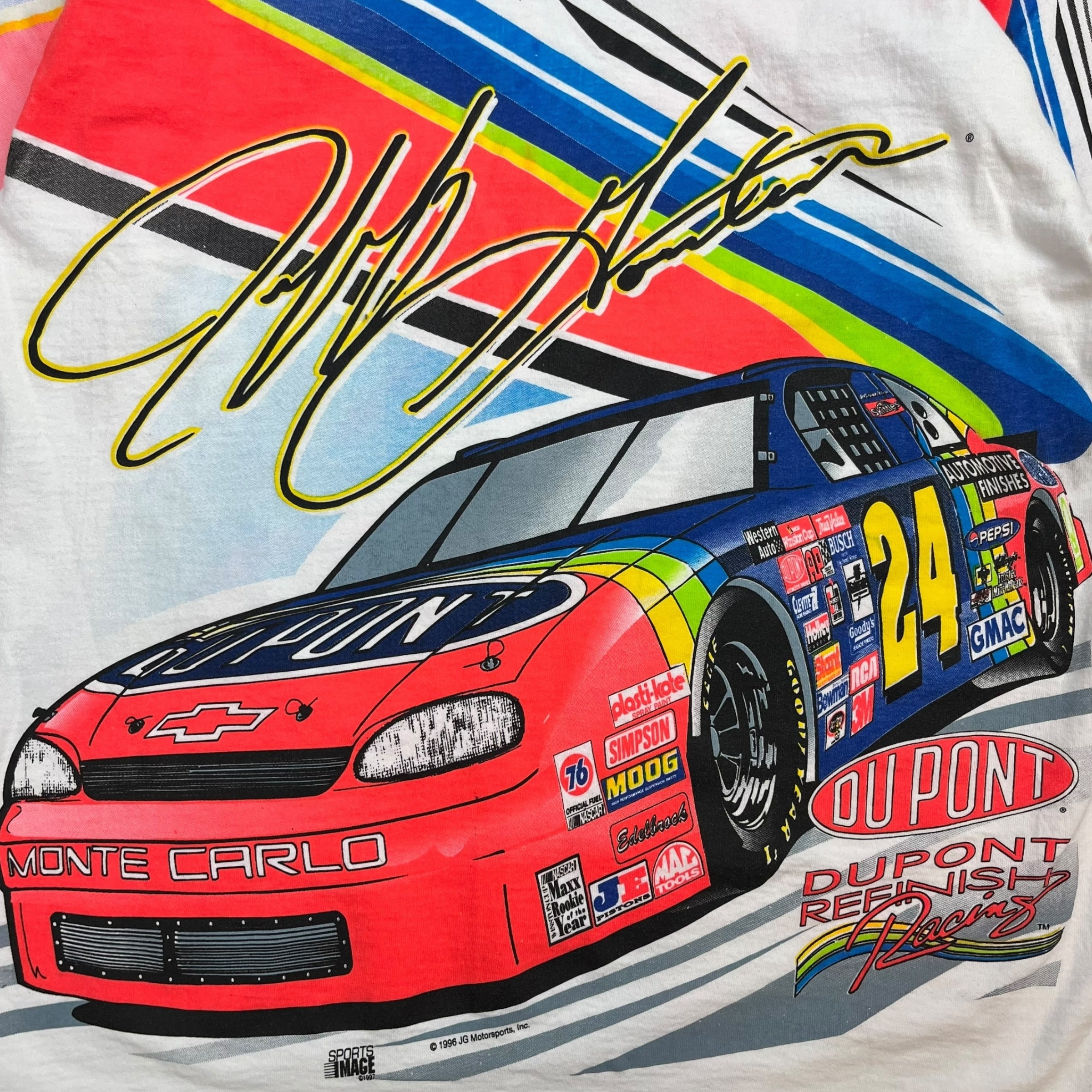 1996 Dupont Racing Tee White