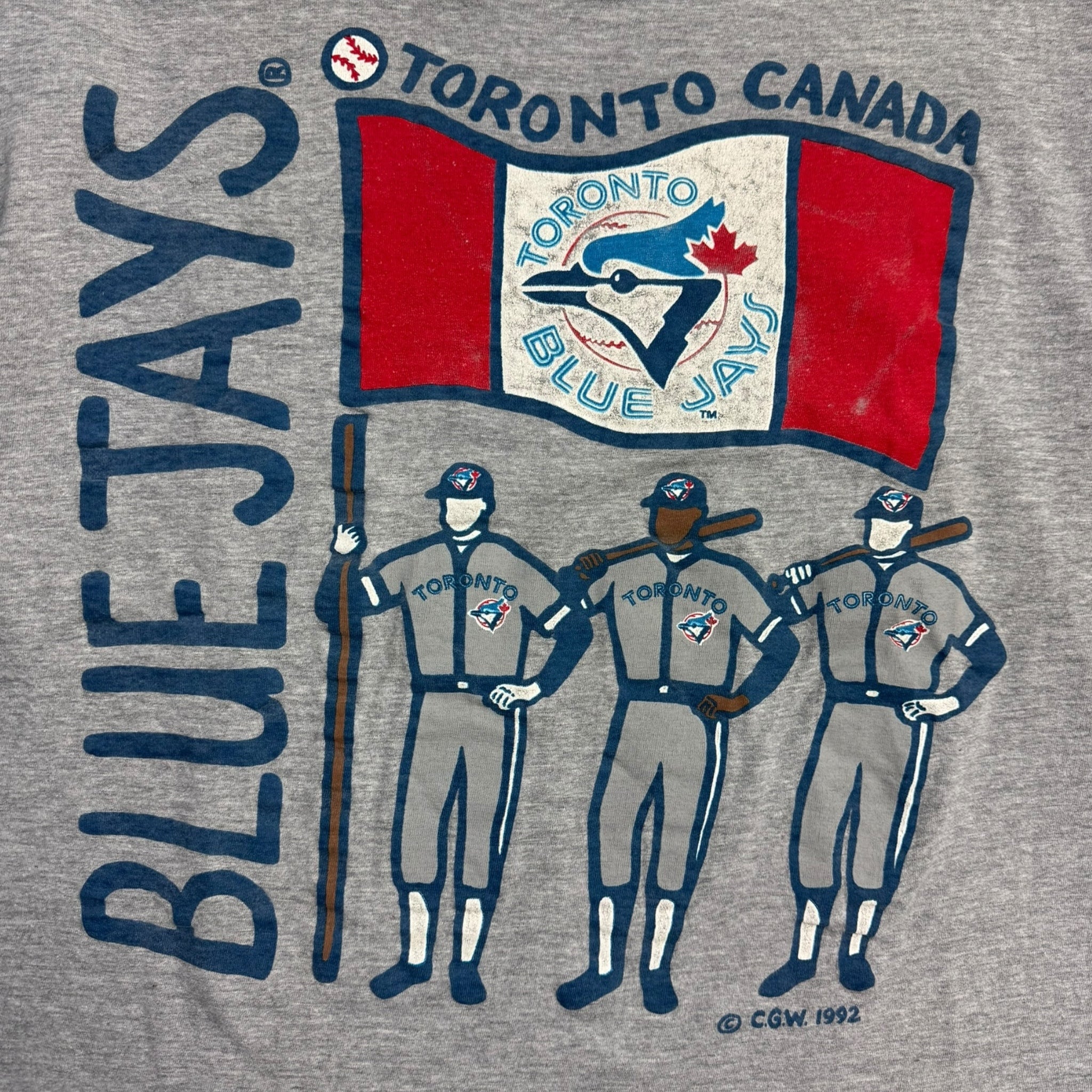 1992 Toronto Blue Jays Cartoon T-Shirt