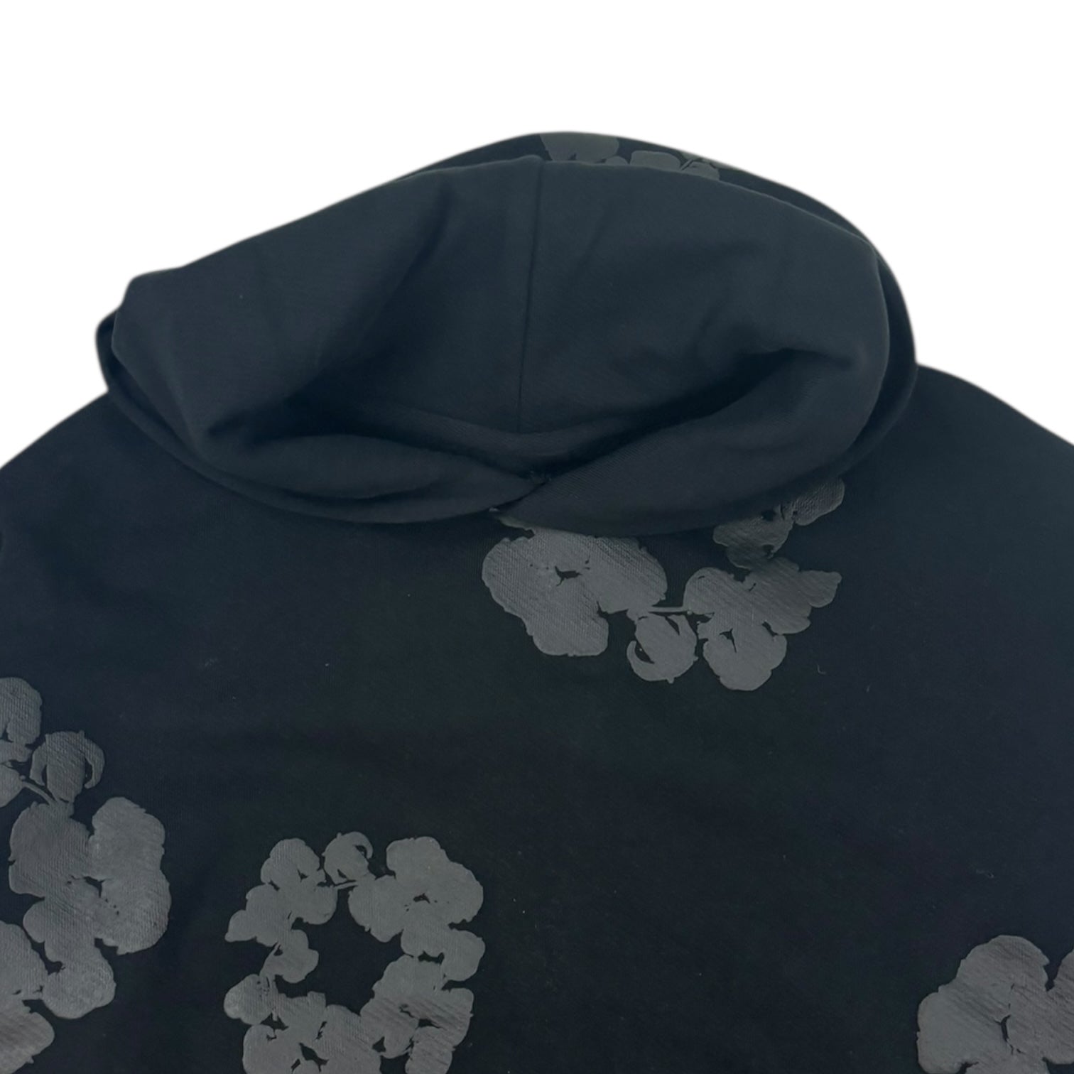 Denim Tears Mono Cotton Wreath Hoodie Black