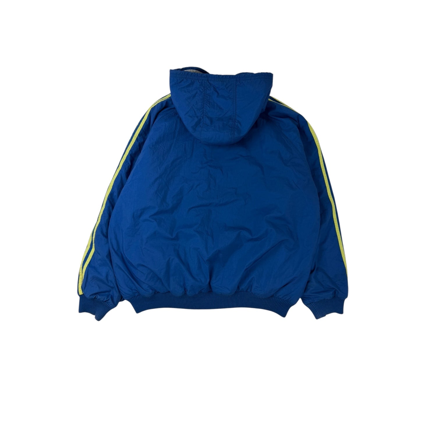 Vintage Blue and Green Adidas Reversible Windbreaker