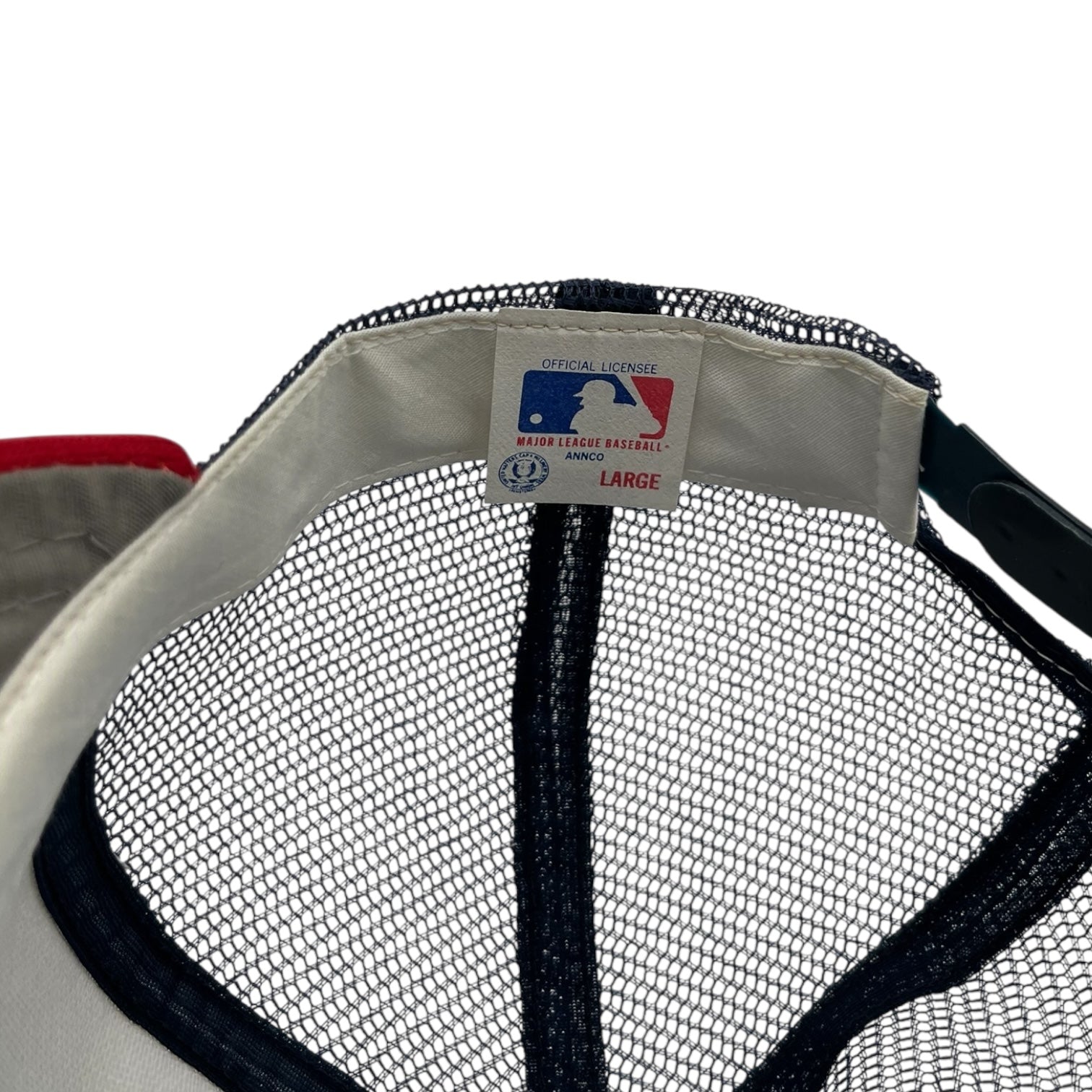 Vintage Boston Red Sox Trucker Hat White/Navy/Red