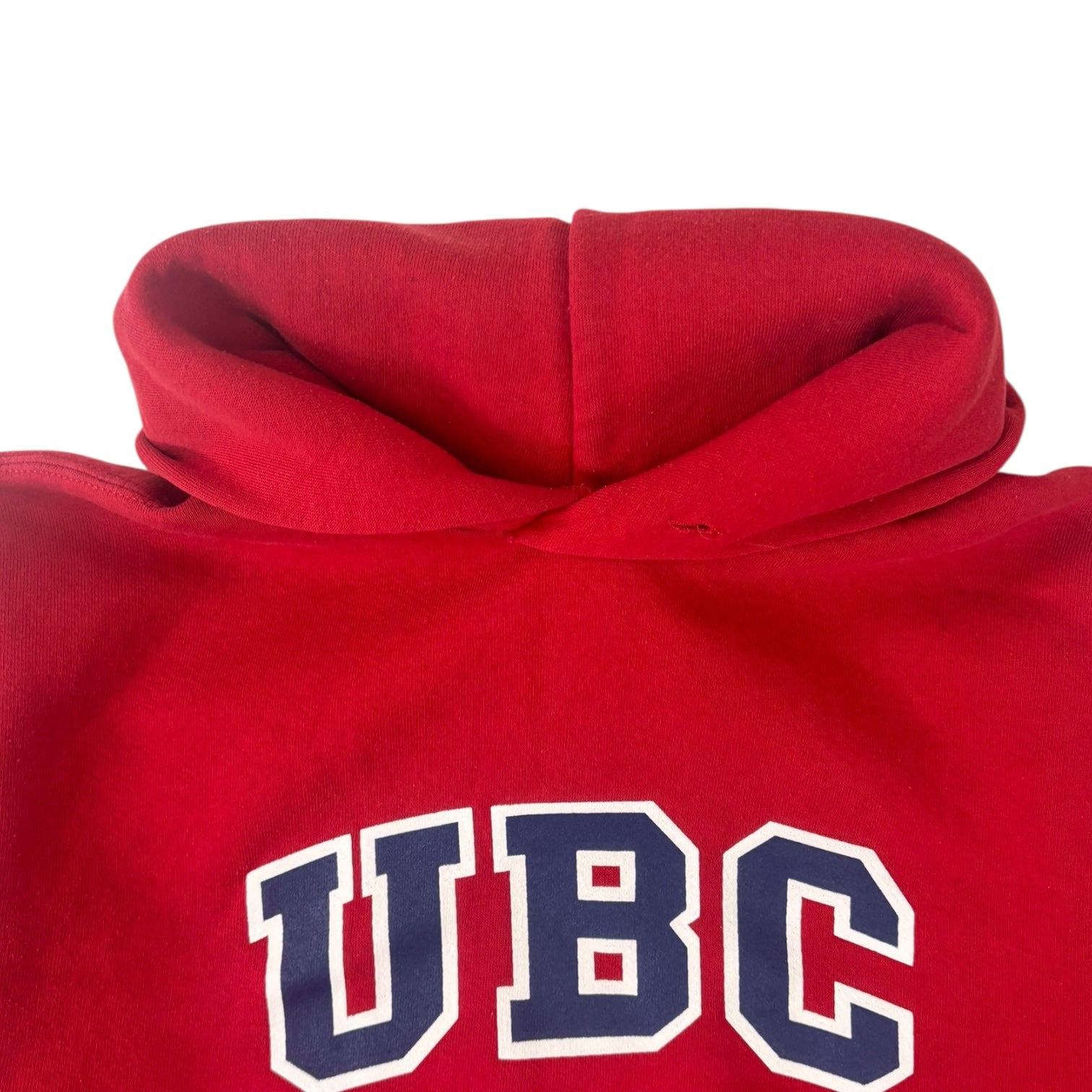 Vintage UBC Russell Athletics Hoodie Red
