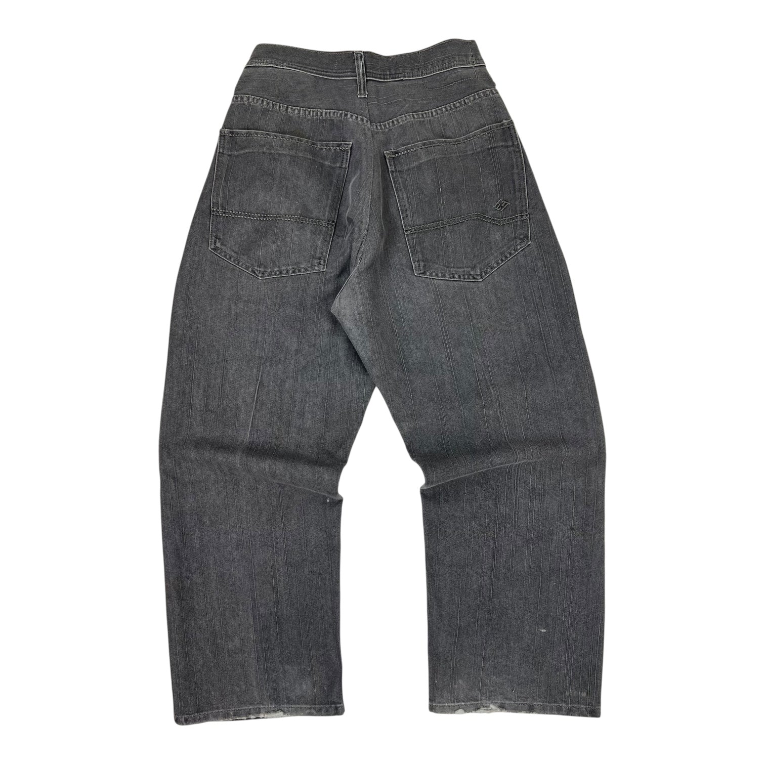 (W) Vintage Y2K Enyce Baggy Denim Jean Dark Grey