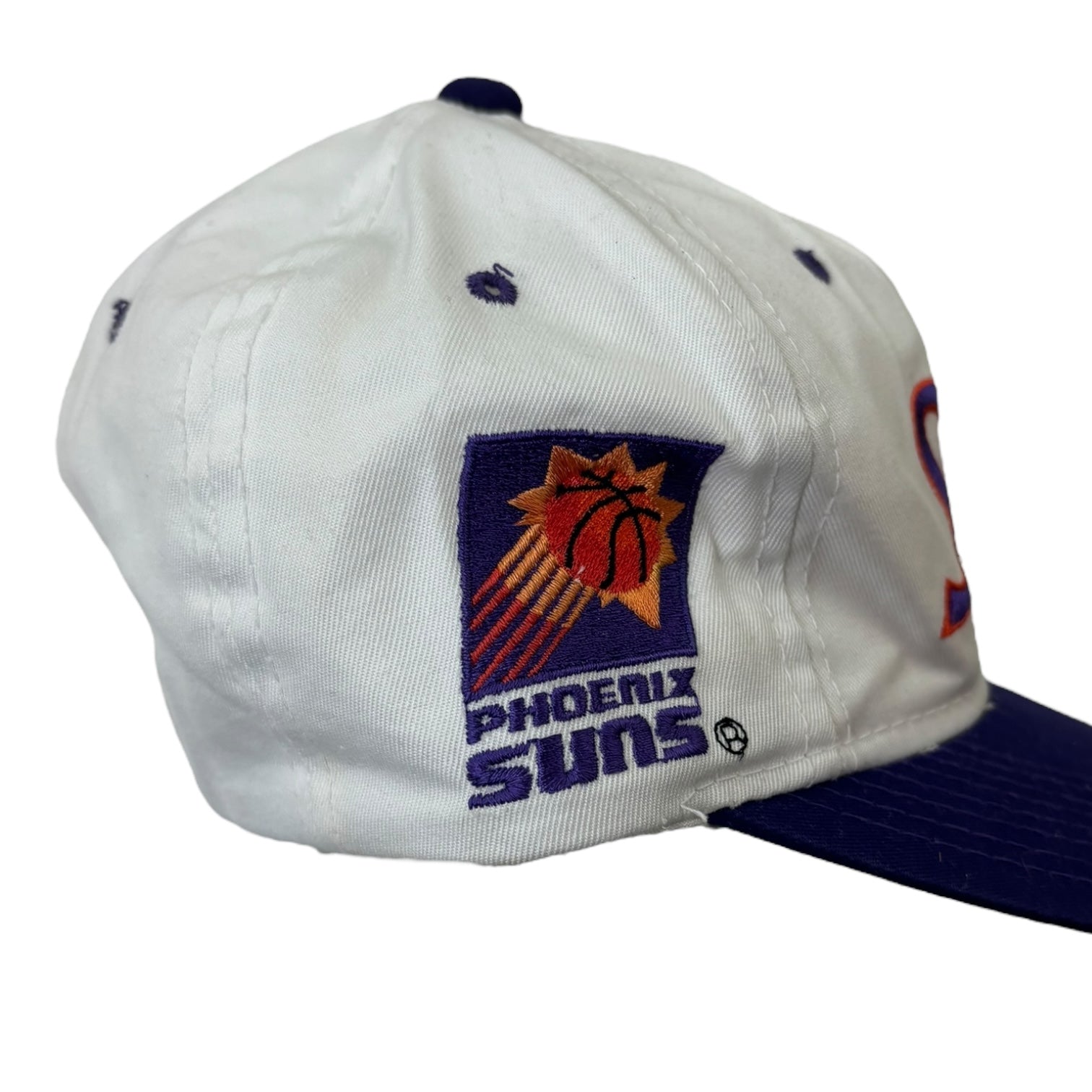 Vintage Phoenix Suns SnapBack Hat White