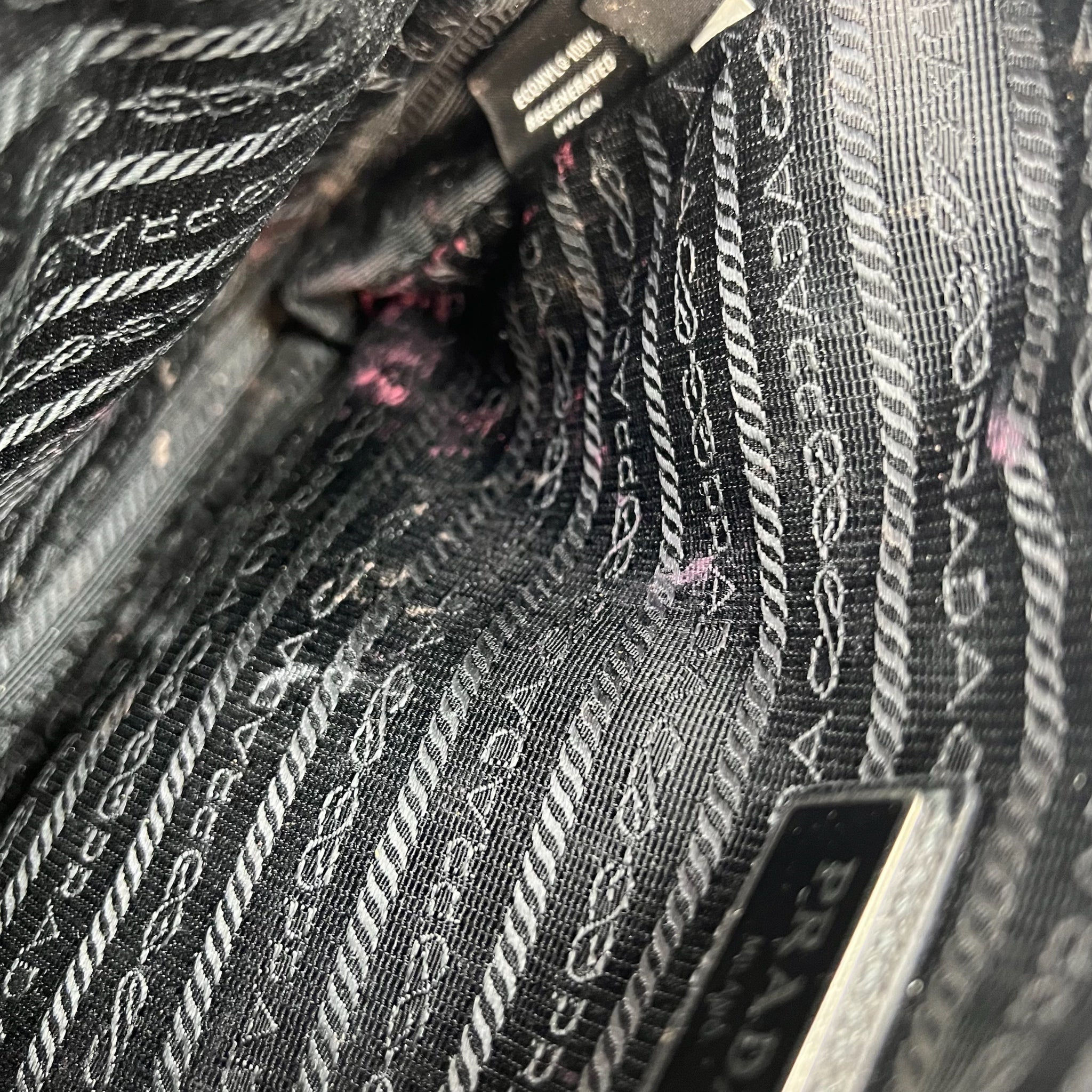 Prada Re-Nylon And Saffiano Leather Shoulder Bag