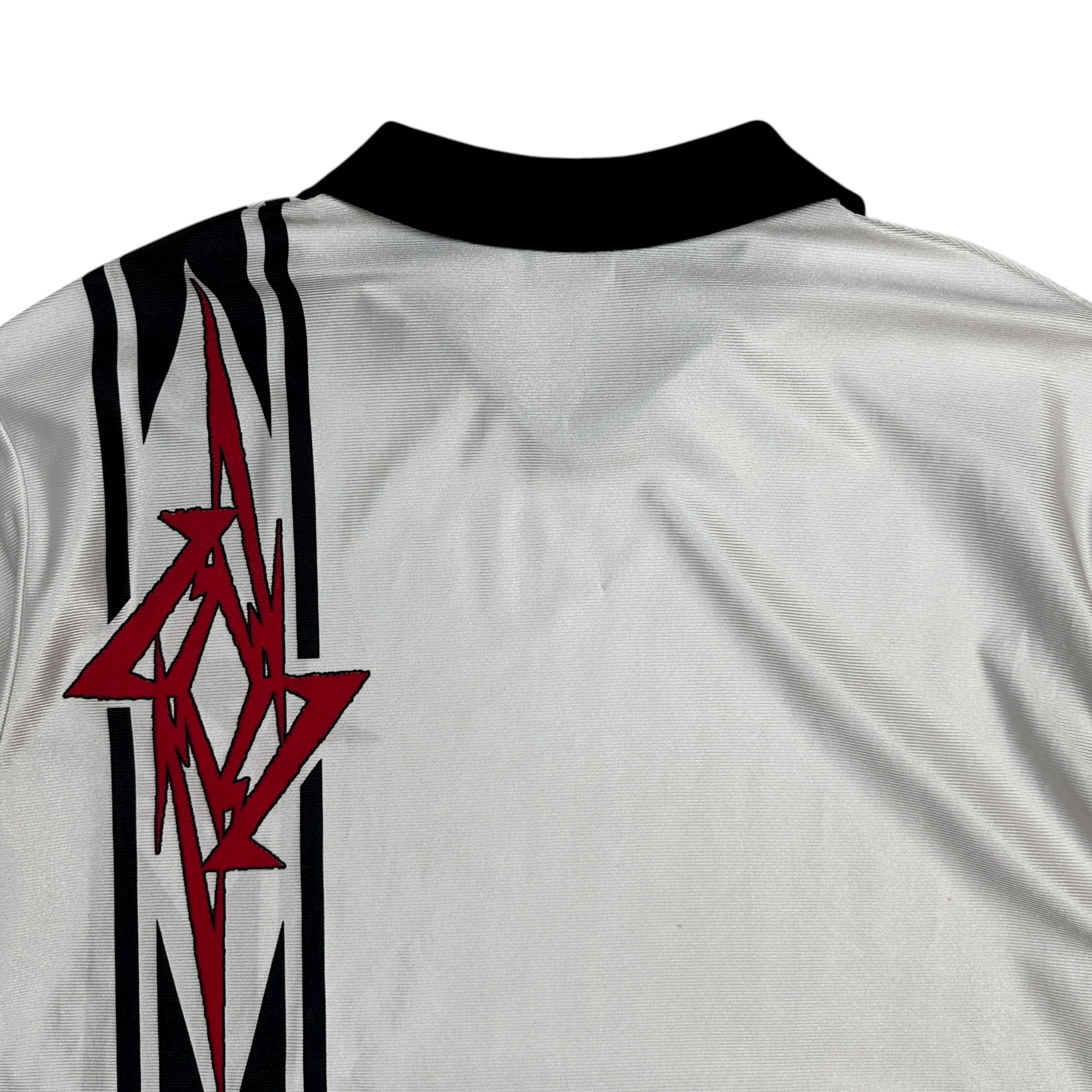 1997 Metallica Soccer Jersey White/Red