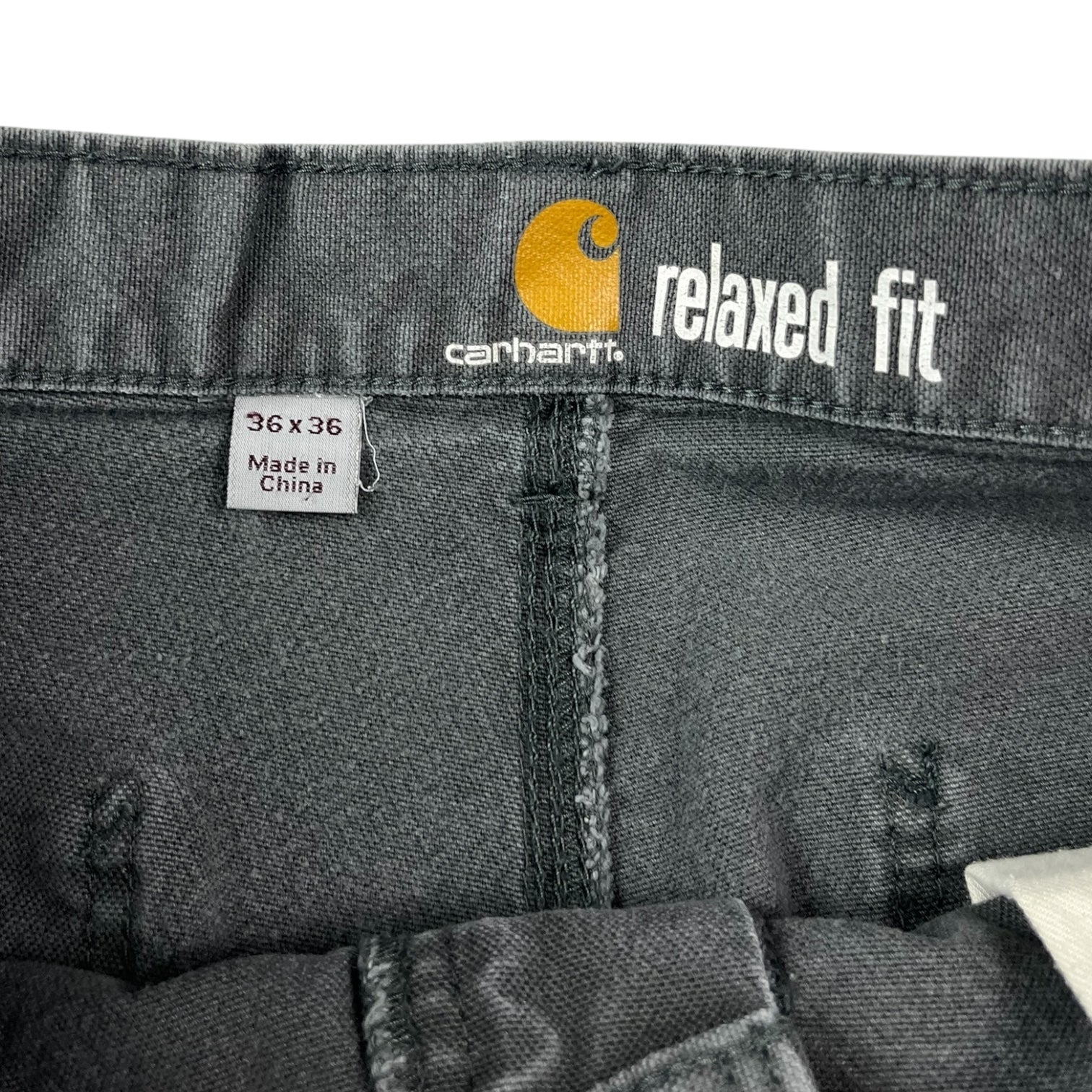 Vintage Carhartt Double Knee Pants Grey