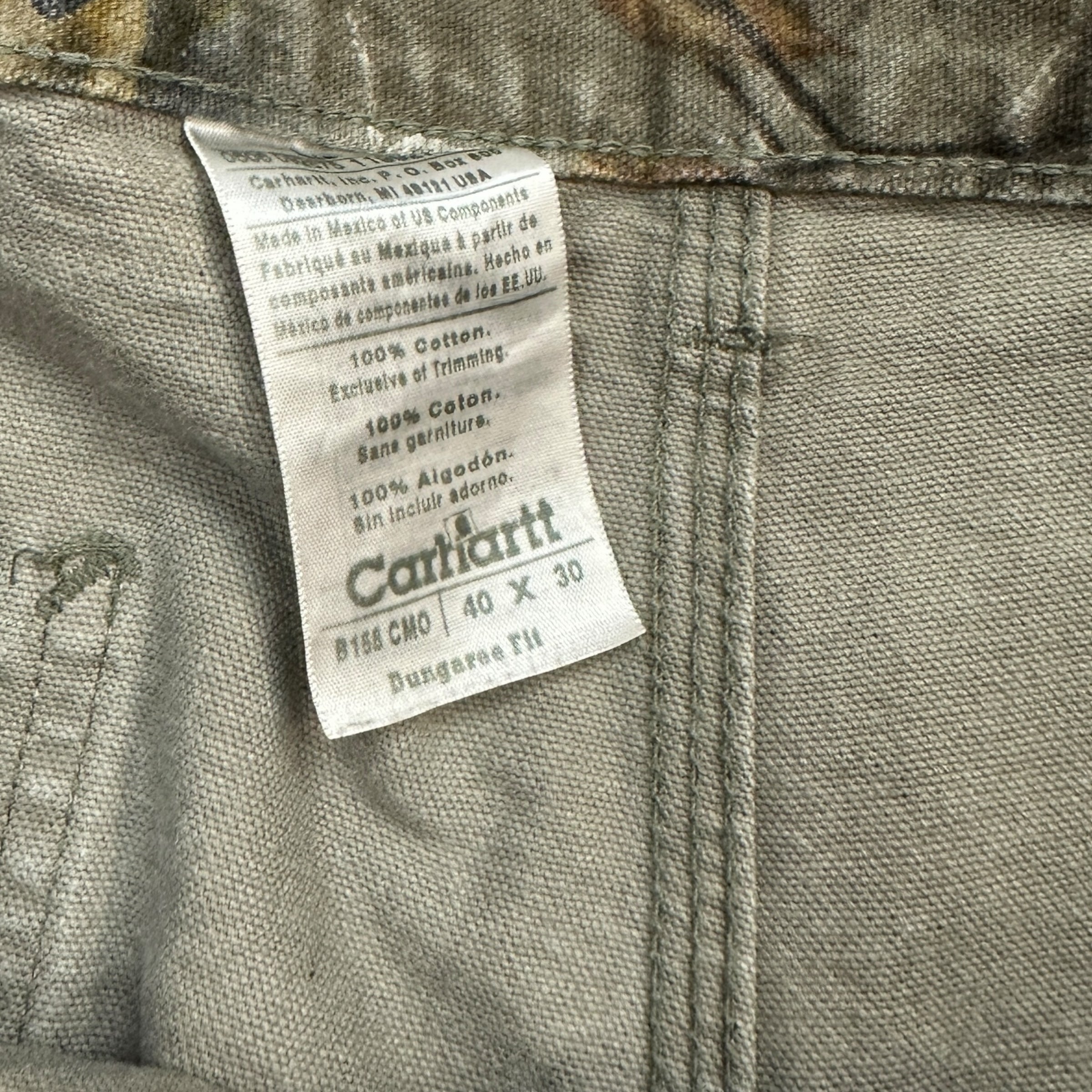 Vintage Carhartt Cargo Pants Camo