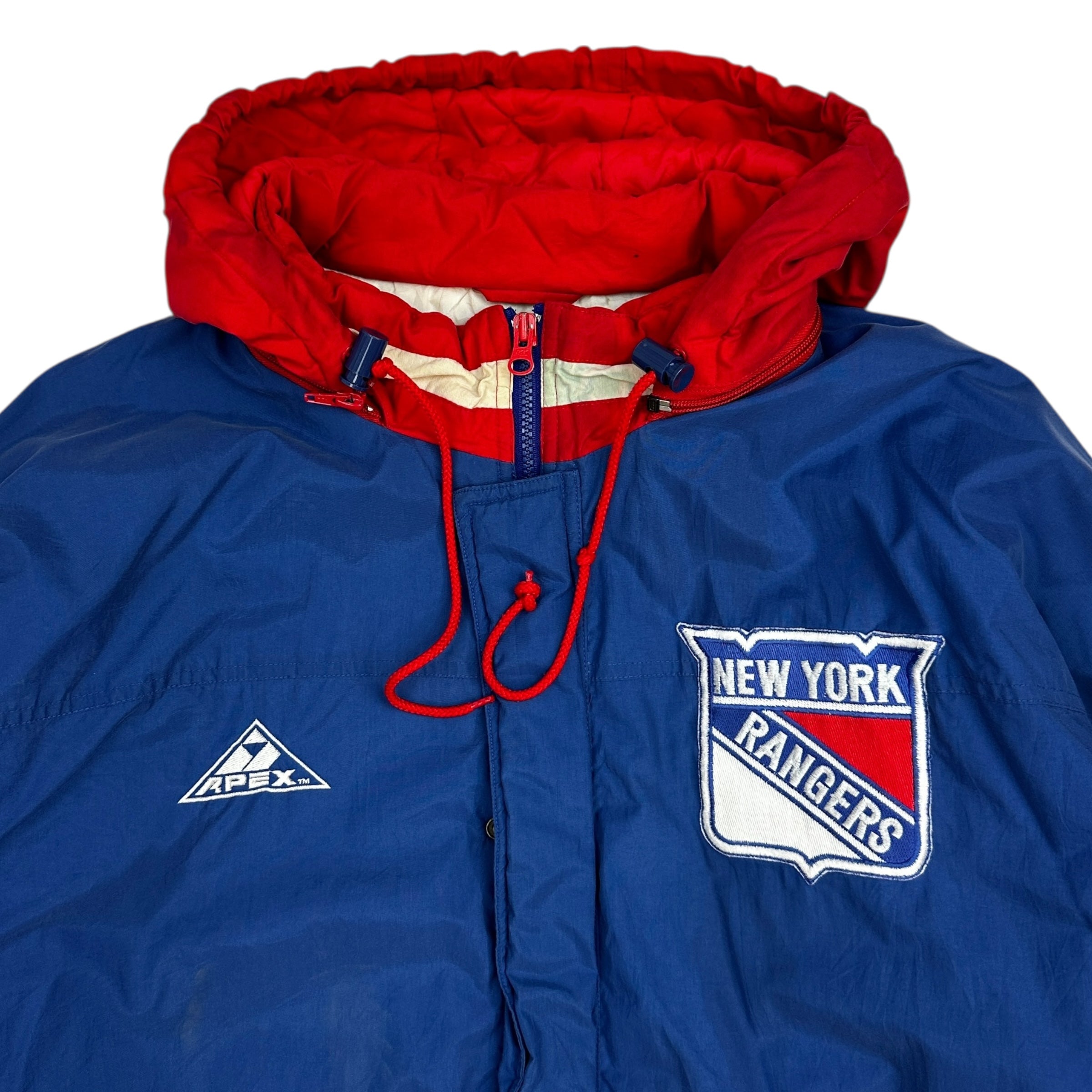 Vintage Apex New York Rangers Insulated Jacket Blue/White