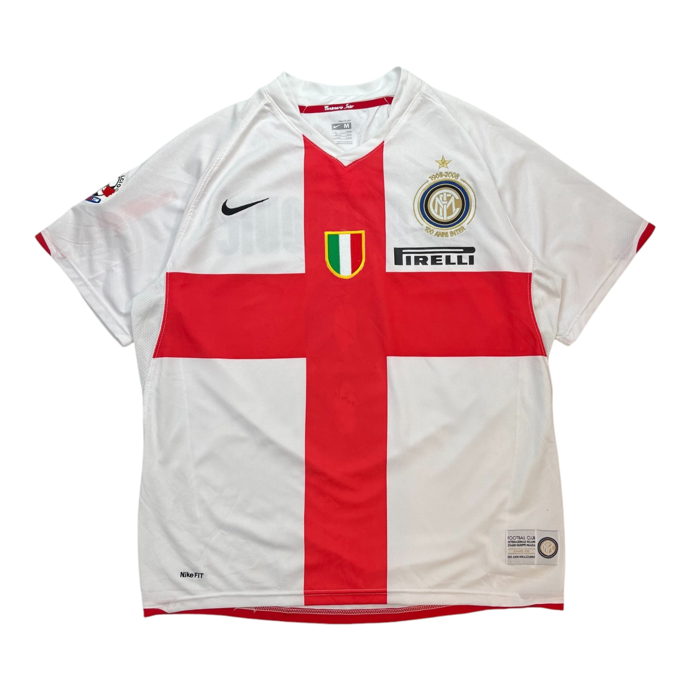 2007 Zlatan Ibramihovich Inter Milan Autographed Jersey White