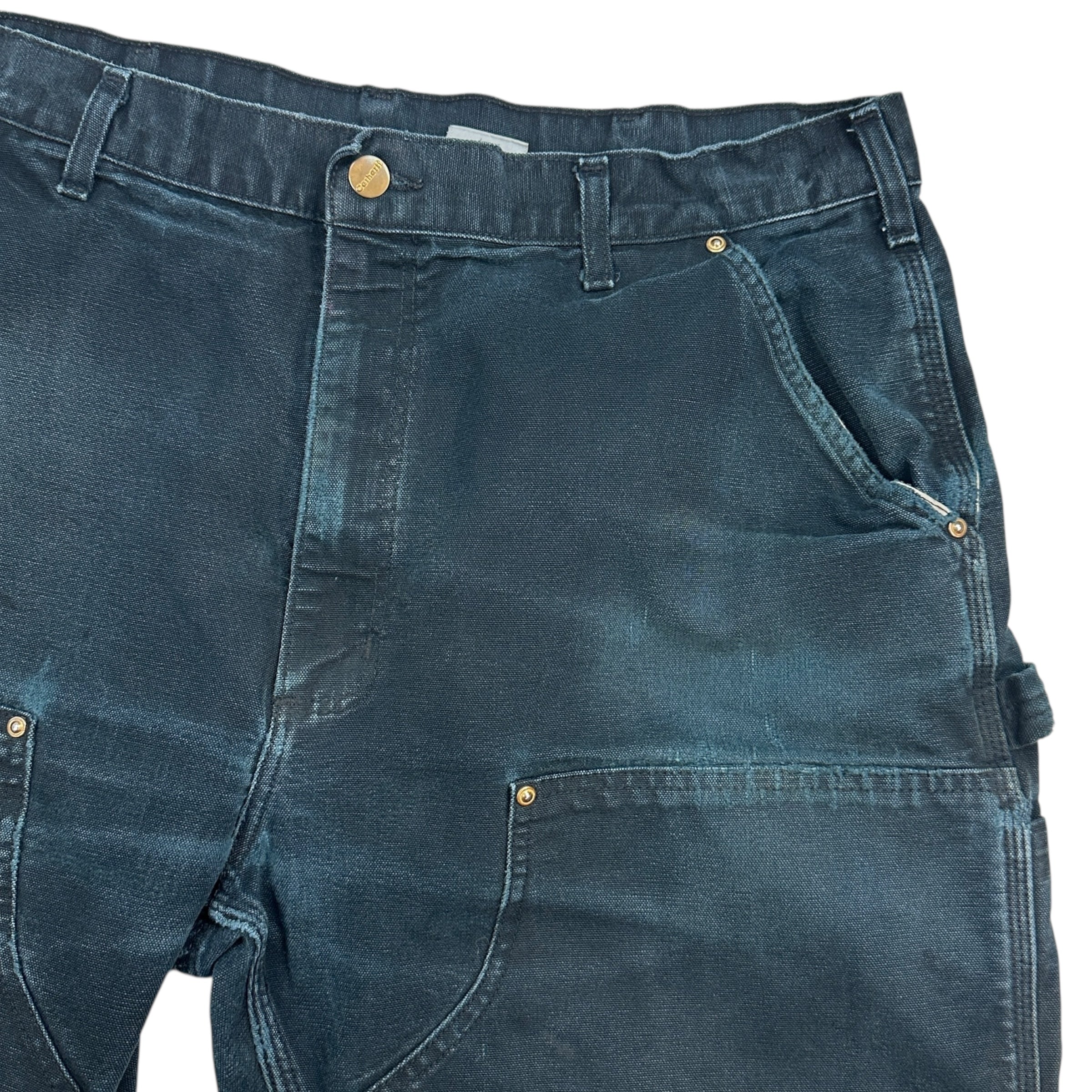 Vintage Carhartt Double Knee Cargo Pants Black