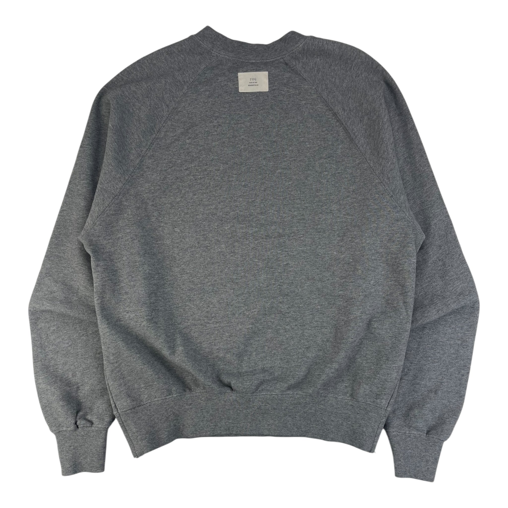 Fear Of God Essentials Side Zip Crewneck Dark Oatmeal