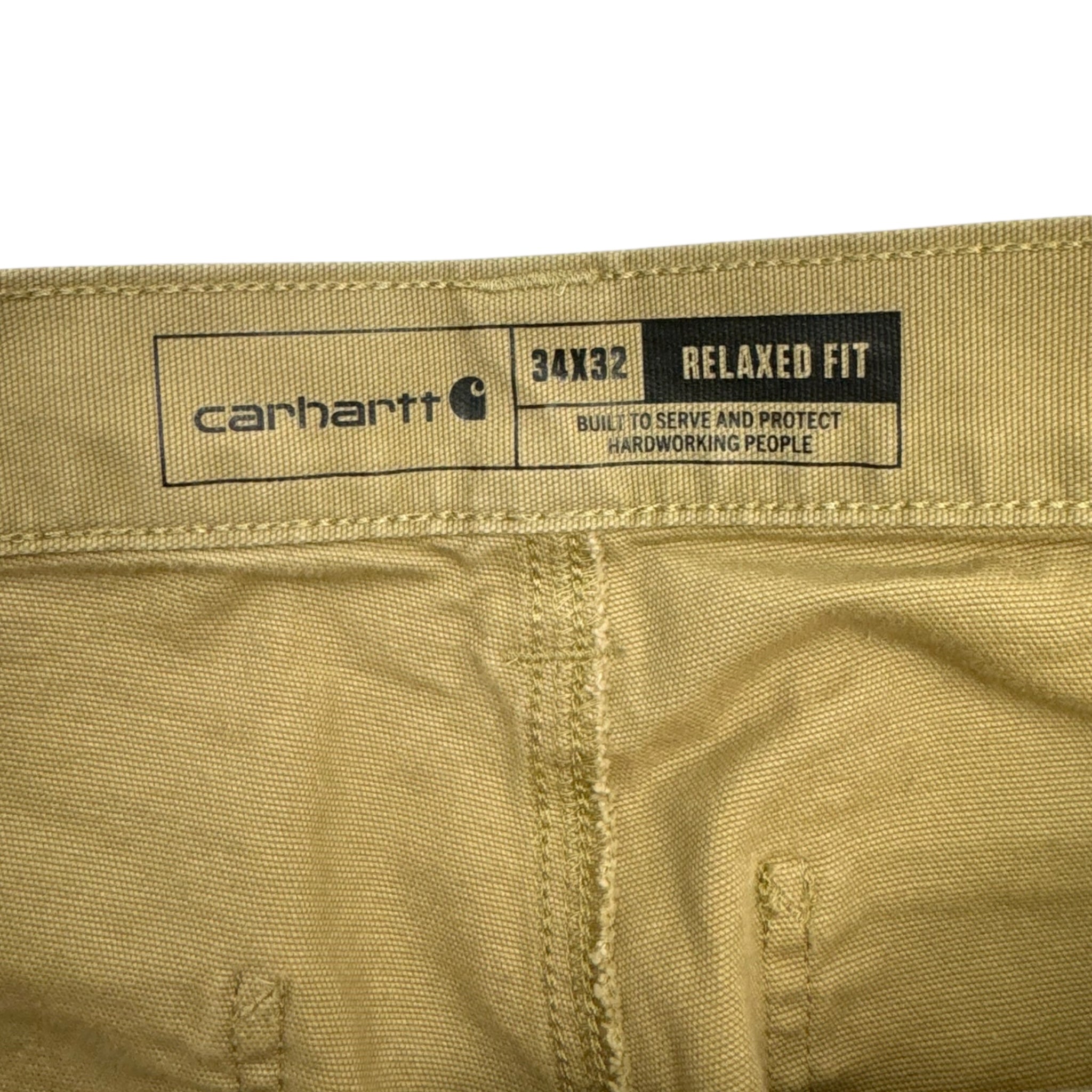 Carhartt Bleach Yellow/Green Slack Bottoms